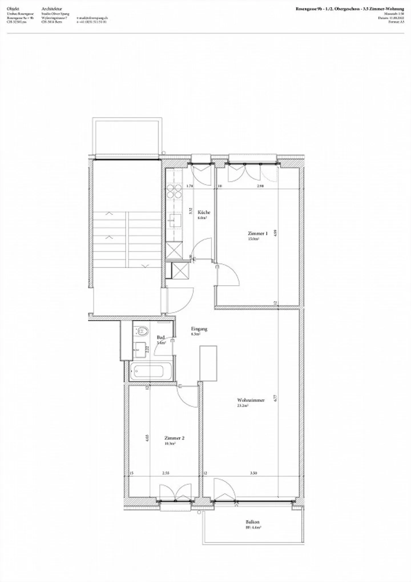 Moderne 3.5-Zimmer Wohnung - Foto 9 von 9