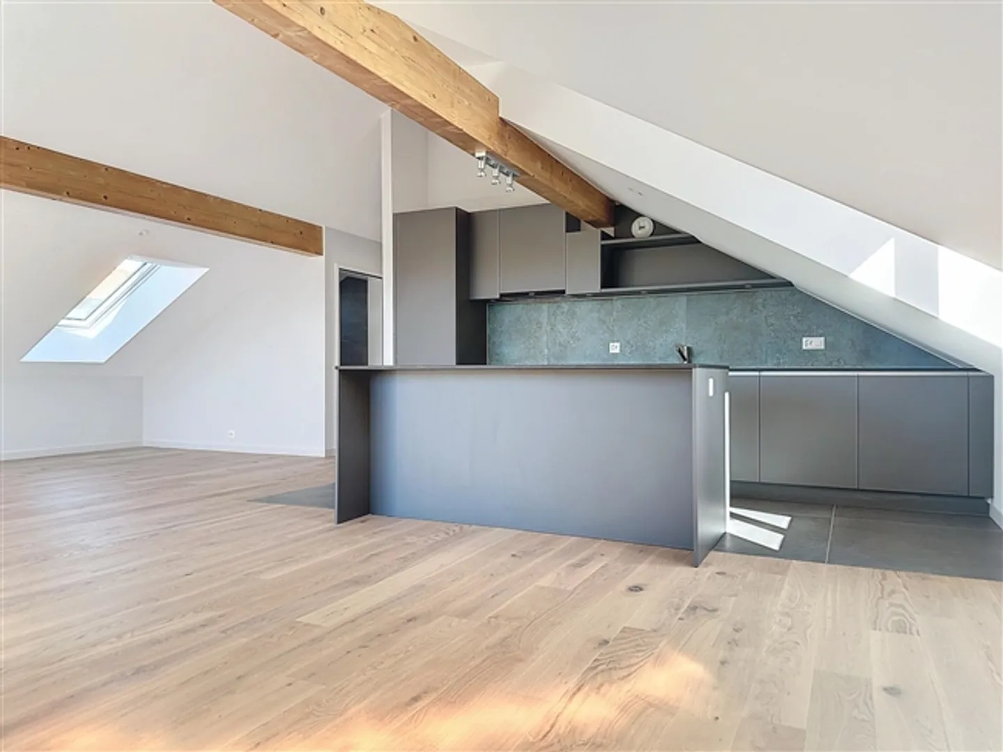 Ampio attico di 3 camere con vista lago - Foto 3 di 6