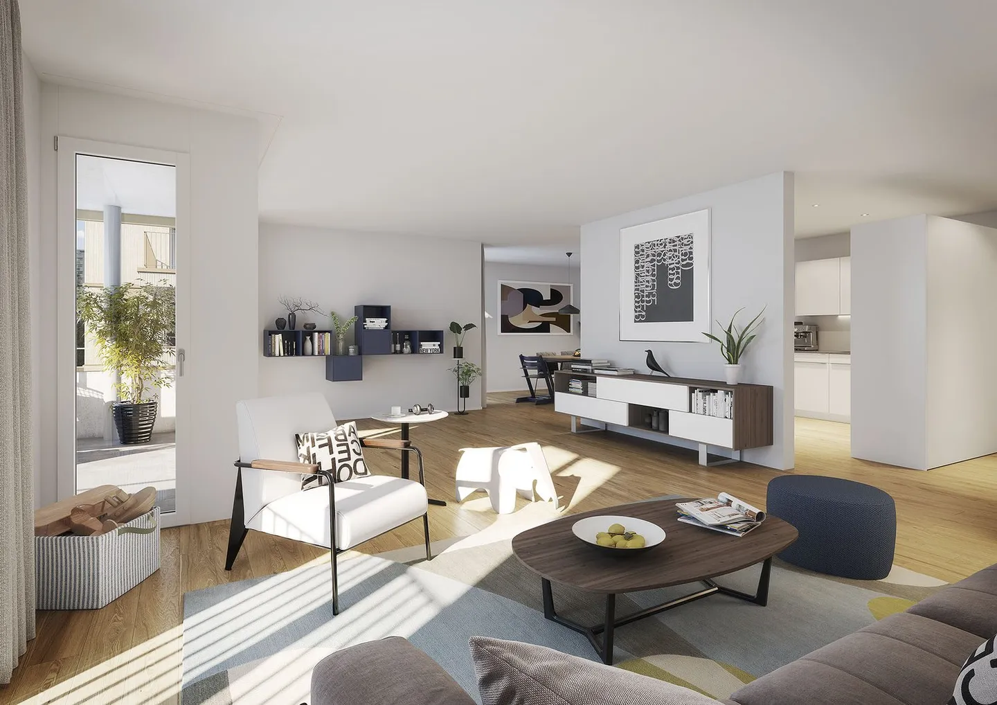 Moderno appartamento attico di 4,5 stanze con vista sul quartiere - Foto 4 di 5