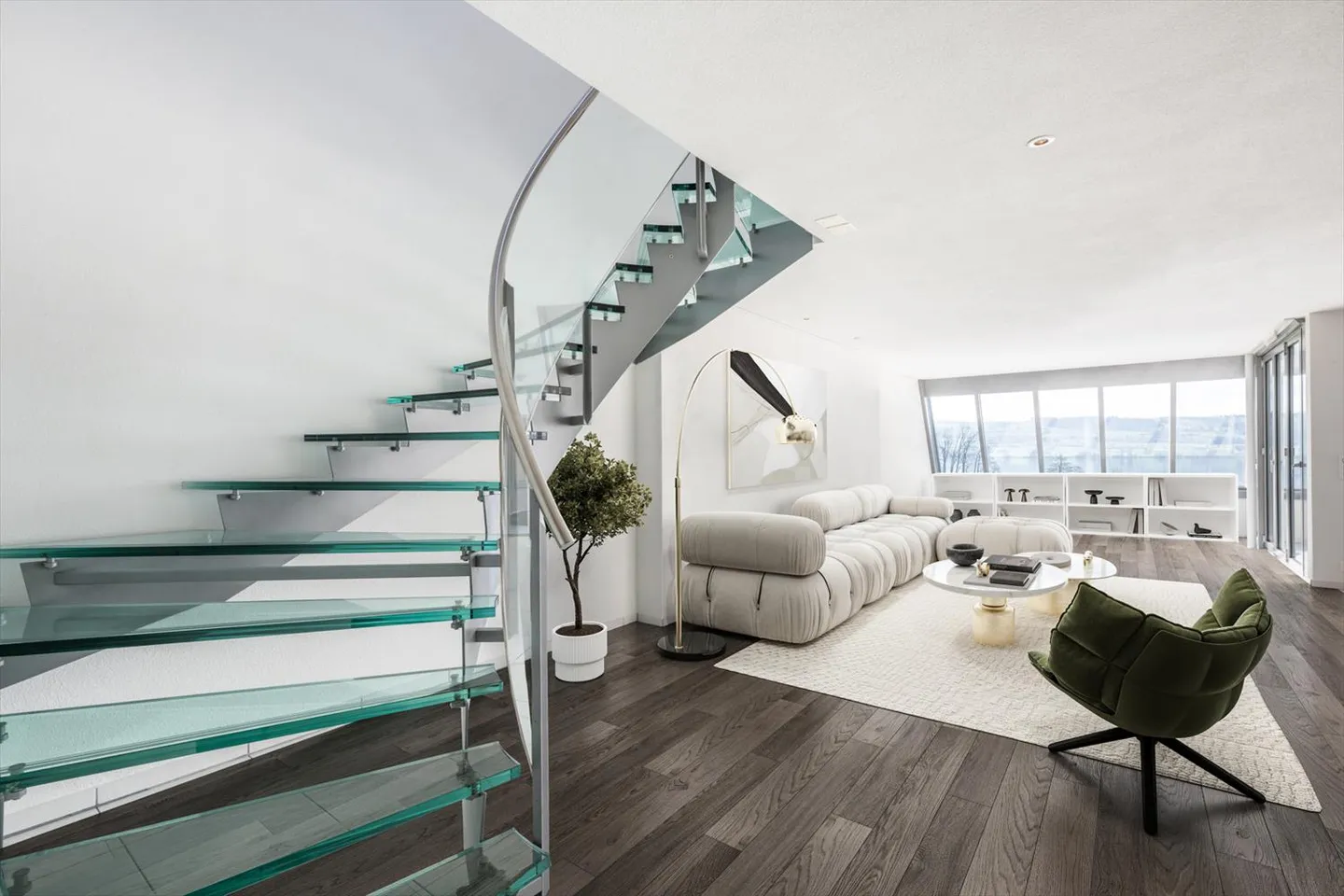 Vue sur le lac magnifique - Appartement élégant à Eich - Photo 5 sur 8