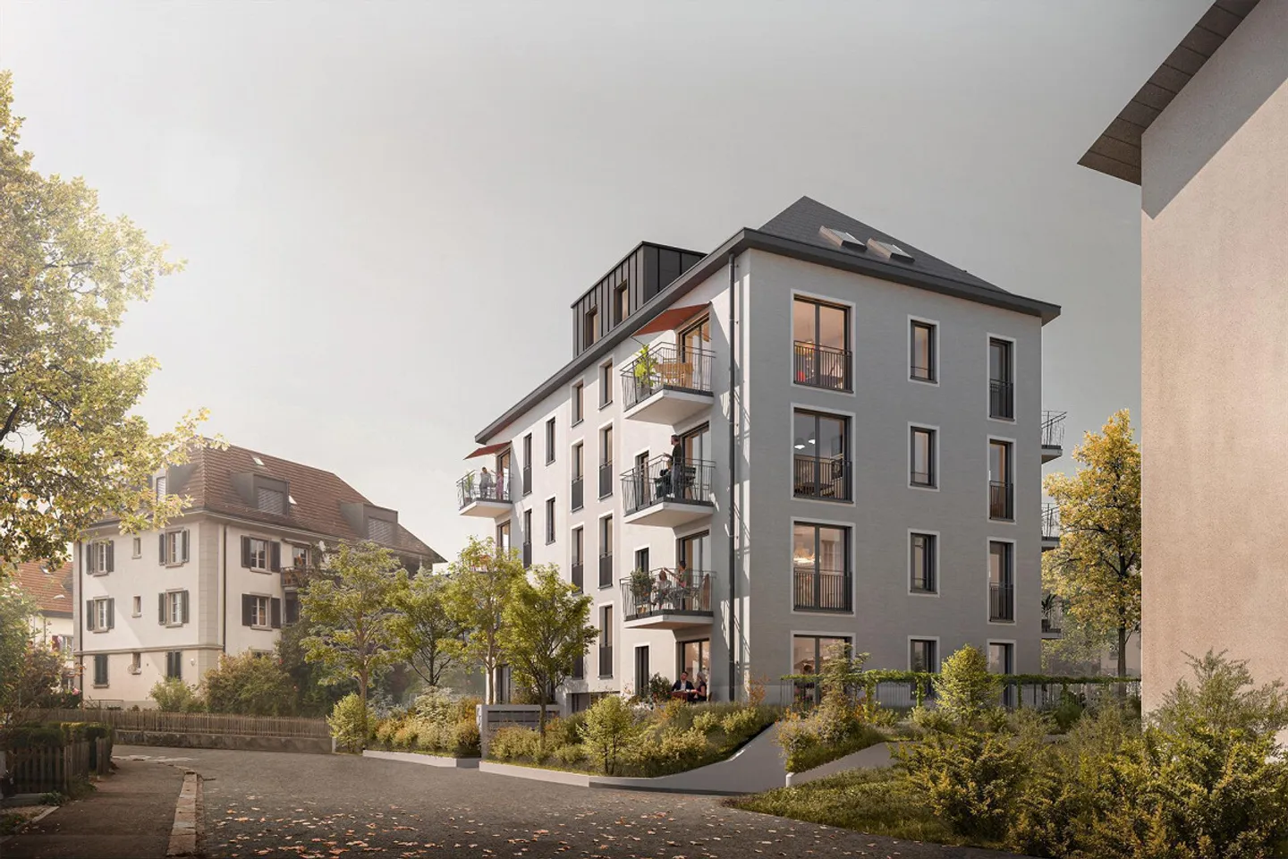 Erstvermietung: Stillvolle Dachwohnung mit Loggia im Zürcher Kreis 6 - Foto 4 von 5