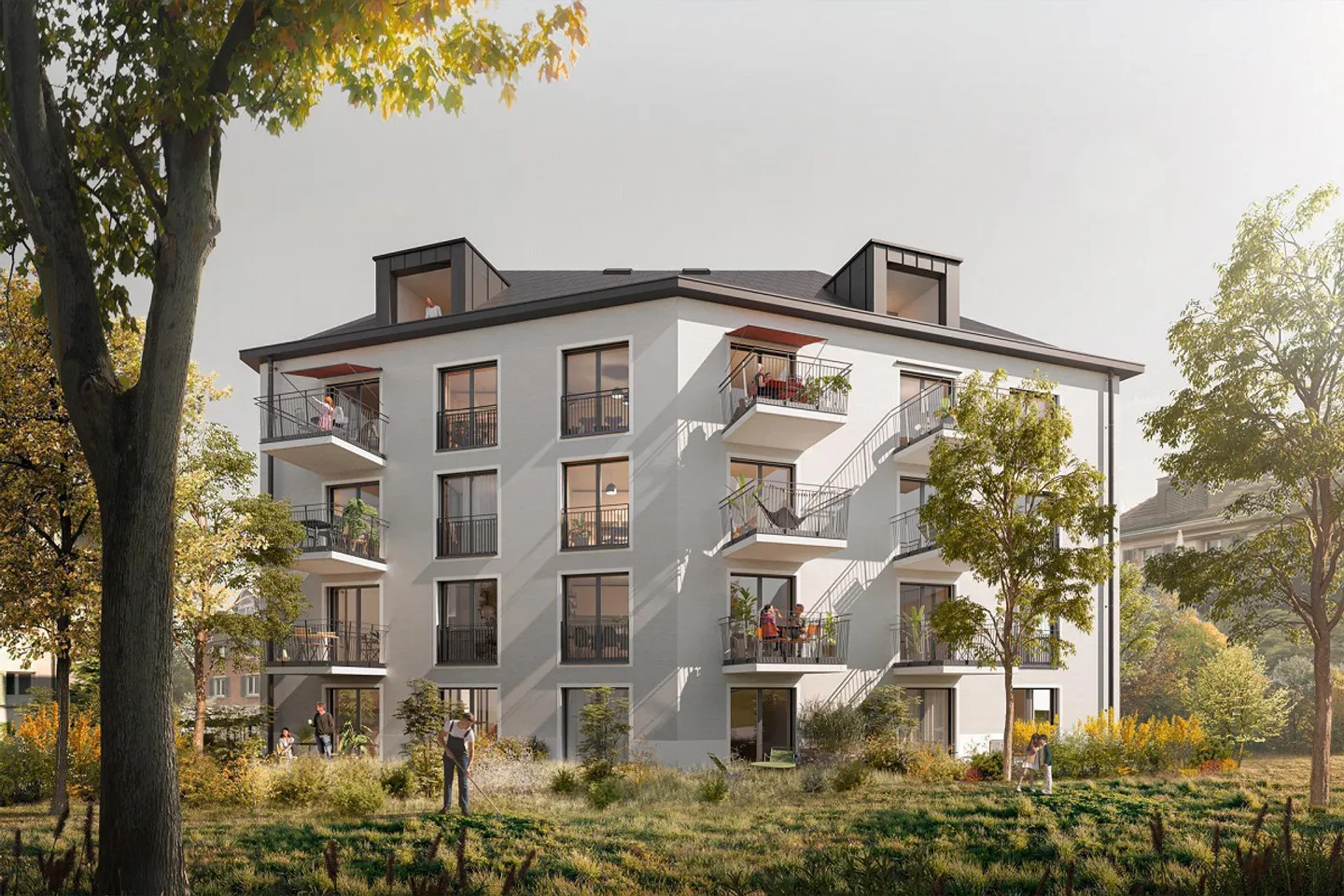 Erstvermietung: Stillvolle Dachwohnung mit Loggia im Zürcher Kreis 6 - Foto 5 von 5