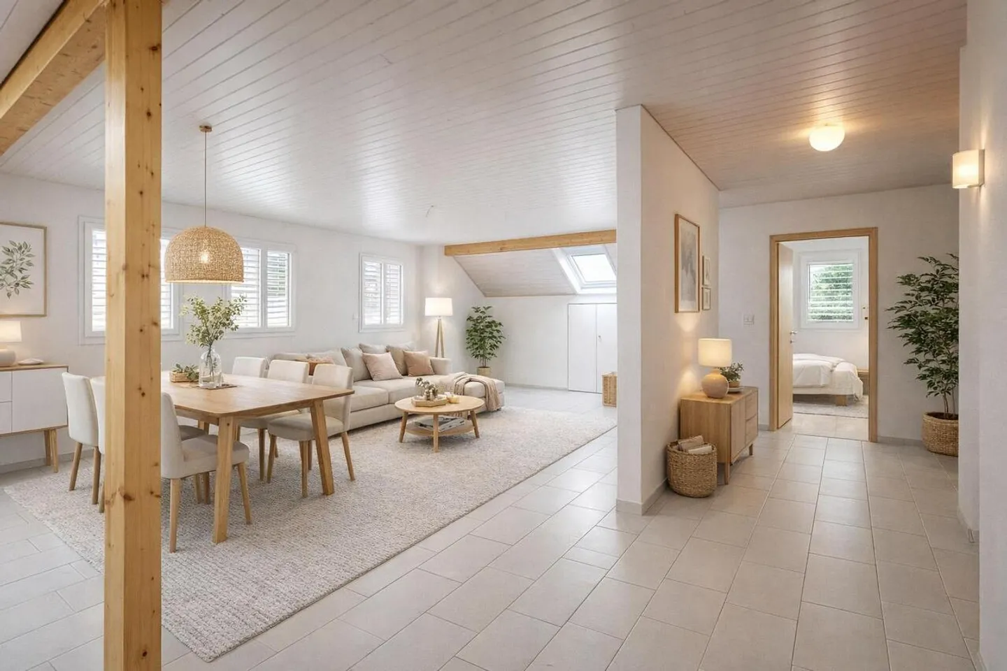 3.5-room apartment of 119 m2 with balcony in Chabrey / VD - Photo 1 of 15