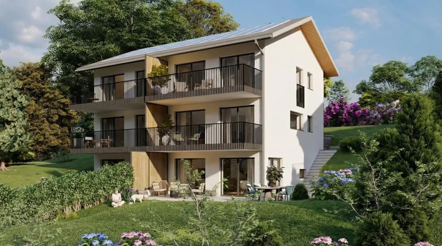 New promotion of four villas in Jongny with a view of Lake Geneva - Photo 2 of 10