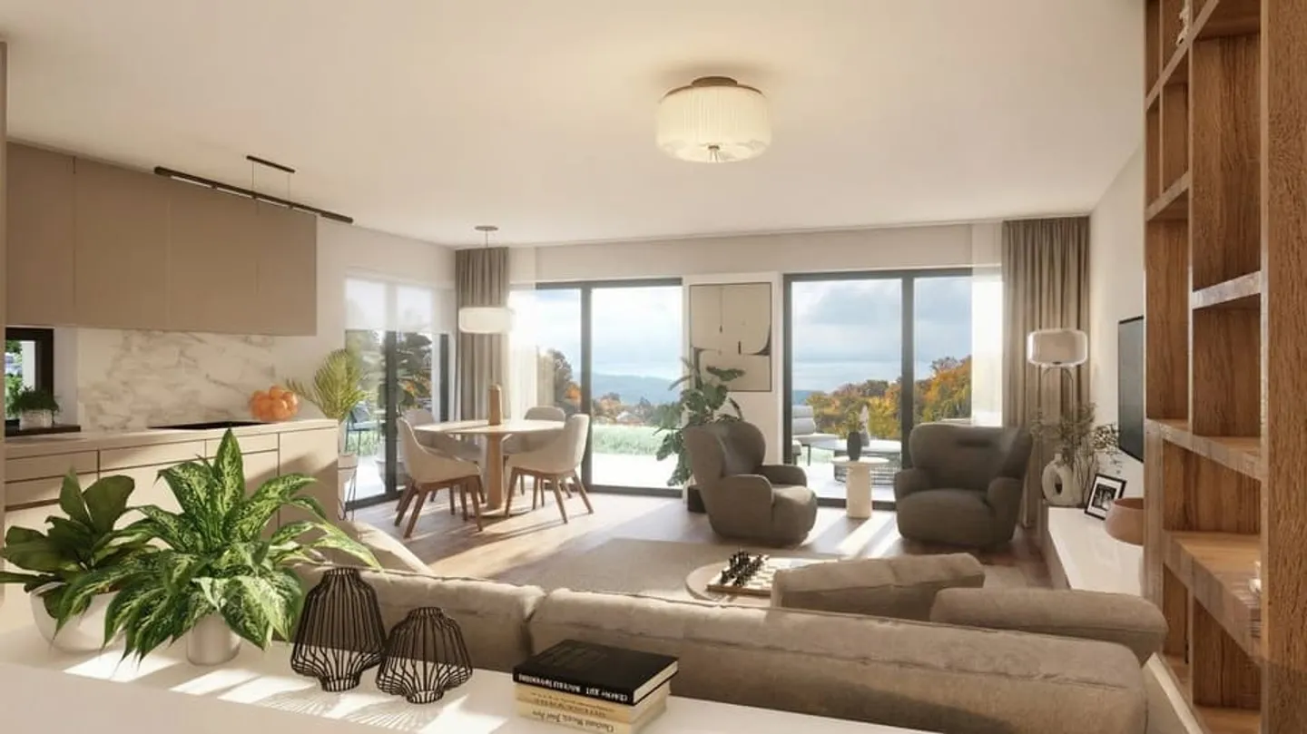 New promotion of four villas in Jongny with a view of Lake Geneva - Photo 6 of 10