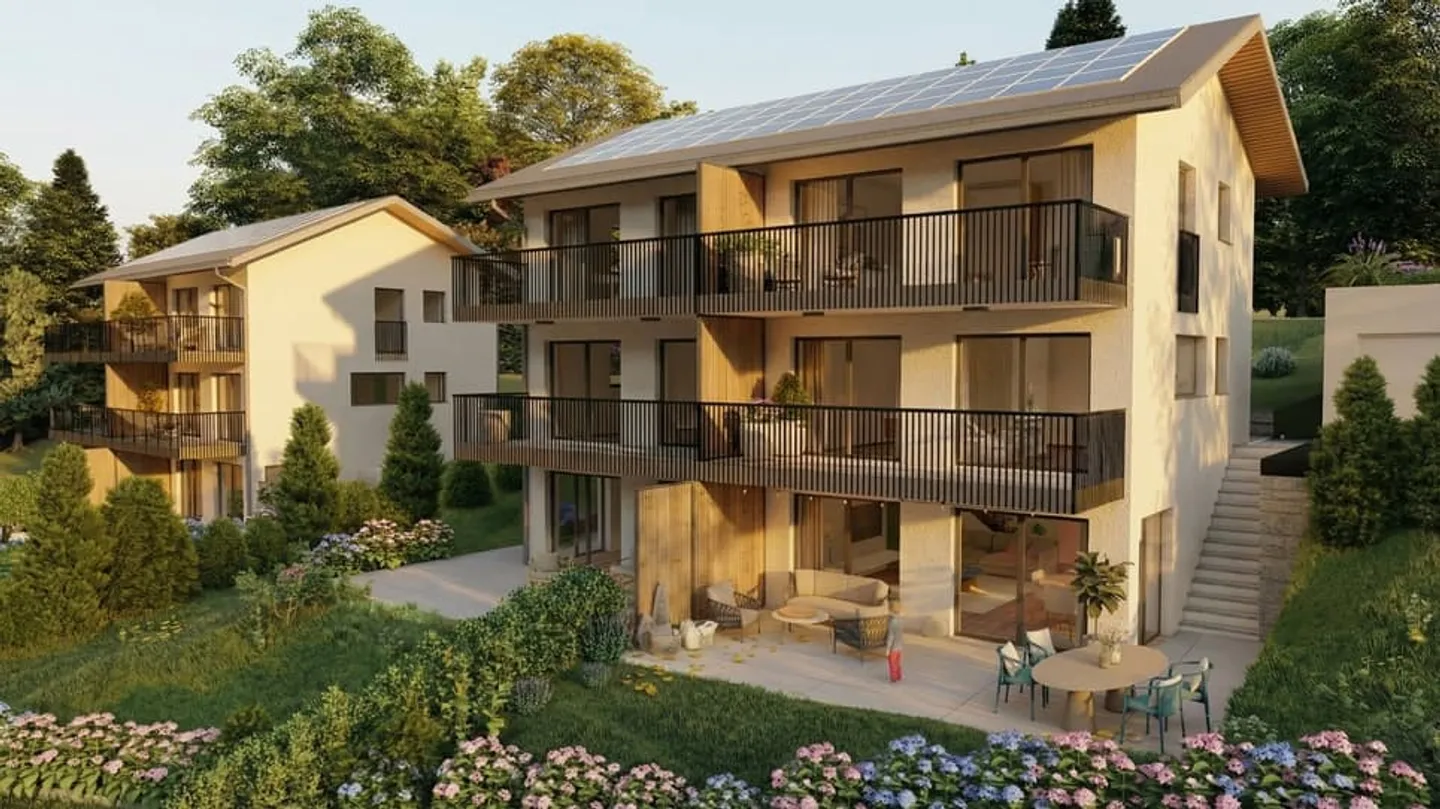 New promotion of four villas in Jongny with a view of Lake Geneva - Photo 8 of 10