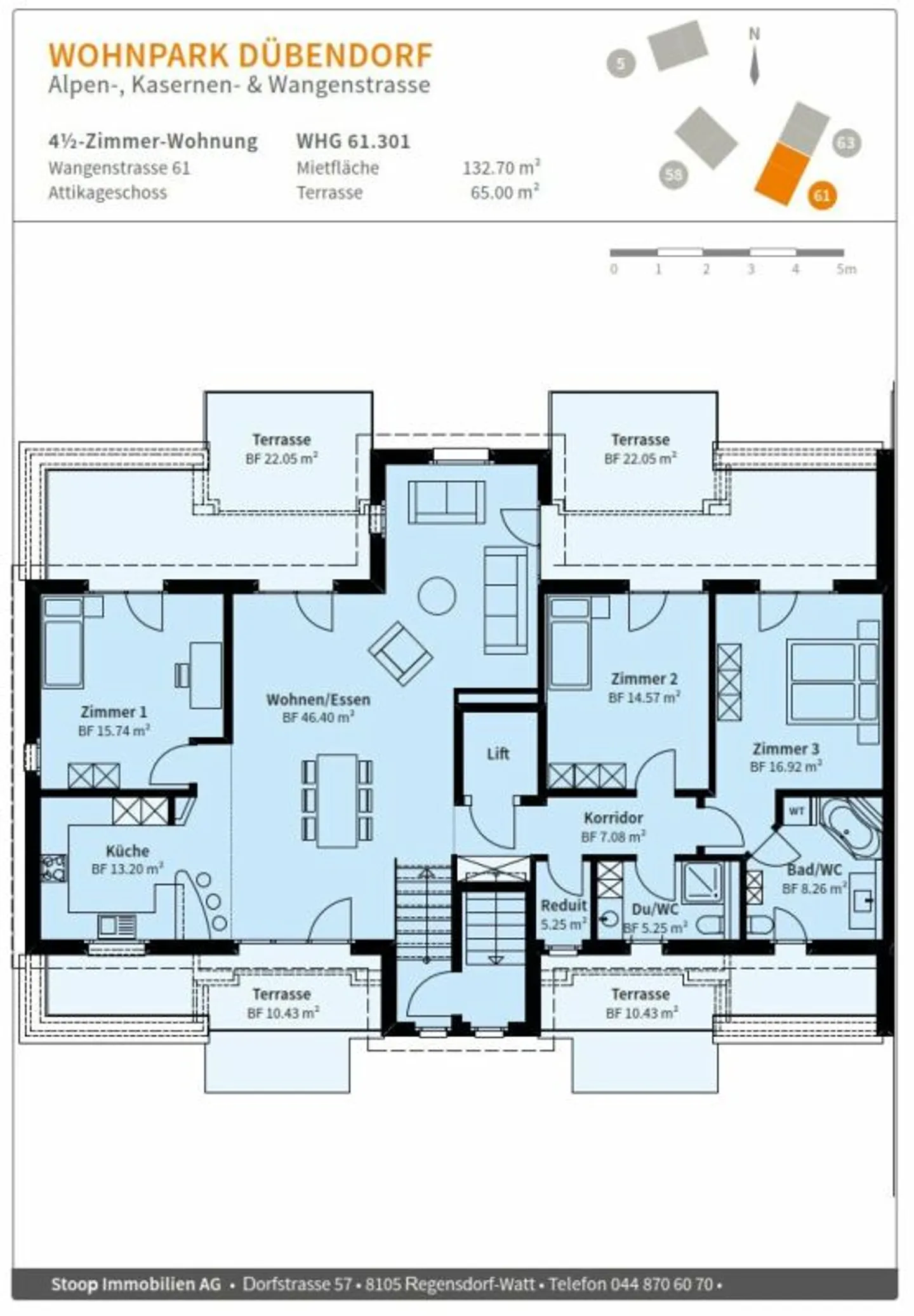 Appartamento attico lussuoso con 4 terrazze, camino e vista panoramica - Foto 11 di 11