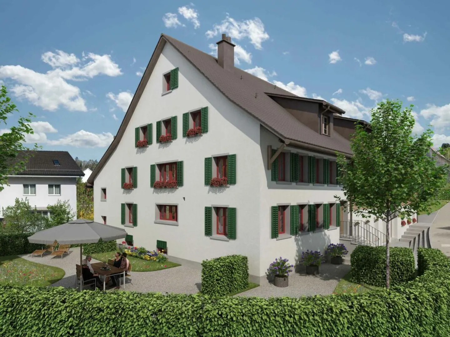 Le début de la construction! Vie à la campagne près de la ville Nouveaux appartements au cœur du village de Wermatswil - Photo 8 sur 12