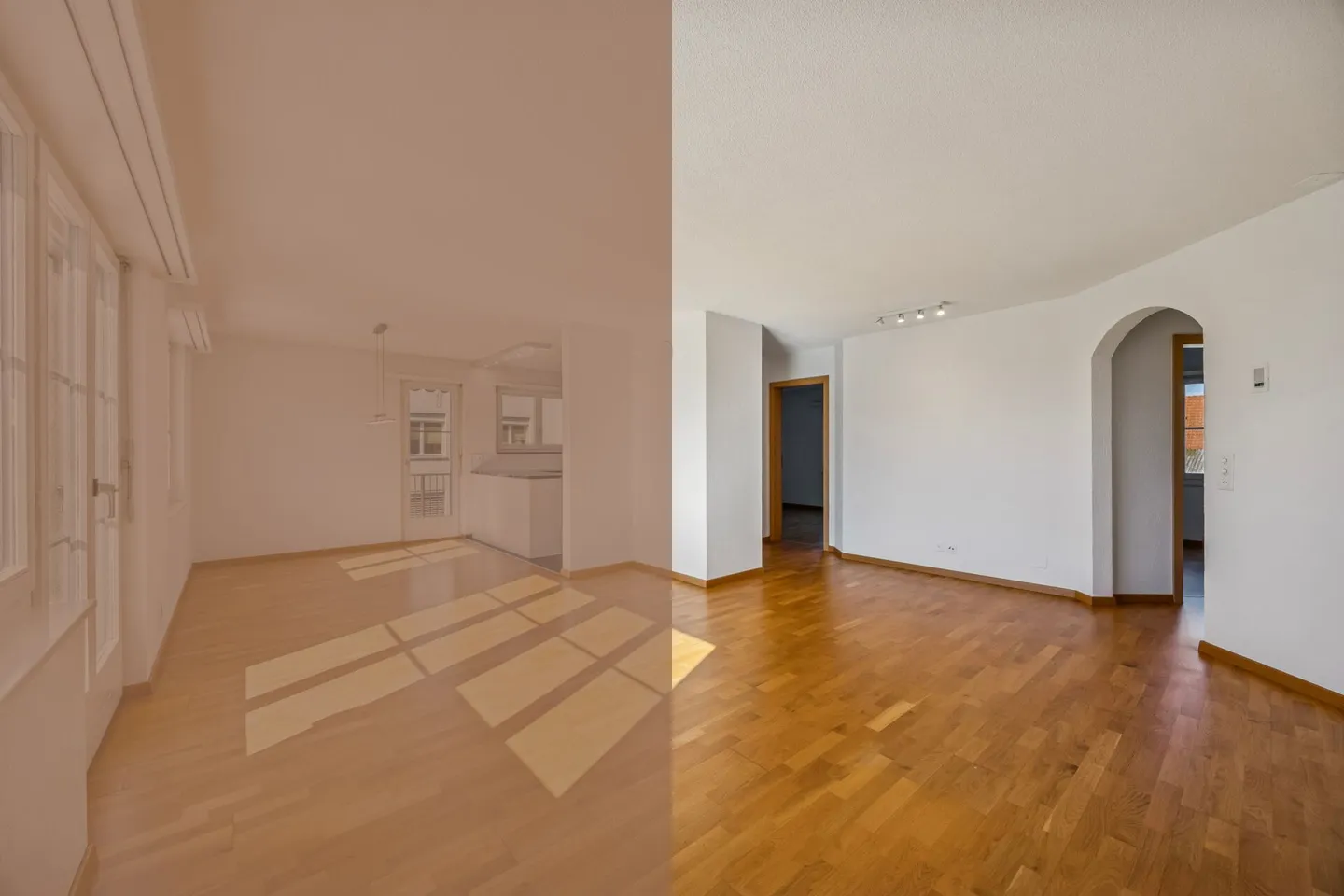 Gepflegte 3.5-Zimmer-Etagenwohnung an ruhiger Lage in Kerzers - Foto 1 von 13