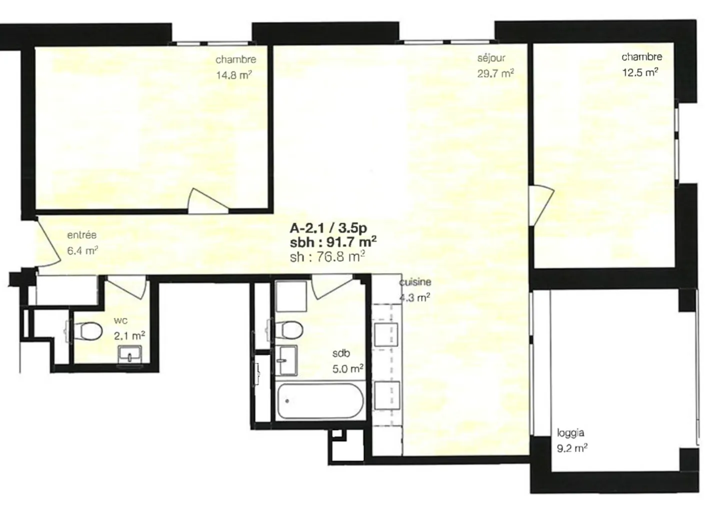 Year-round rental: new apartment in the heart of the village of Montana - Photo 2 of 4