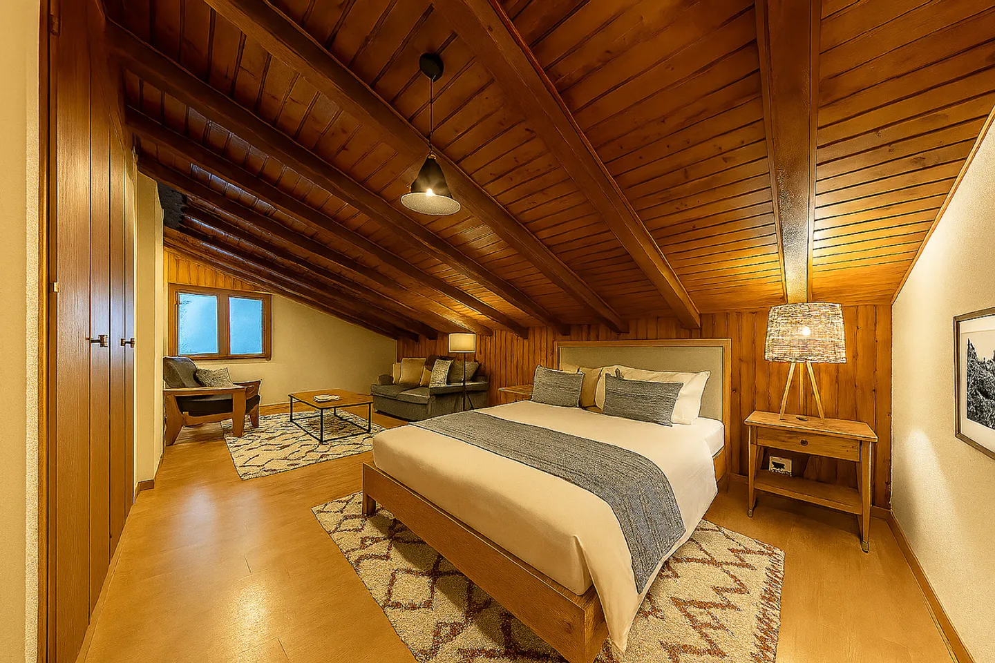 Charming 2.5-room apartment with sloping roof in the center of the resort - Photo 1 of 9
