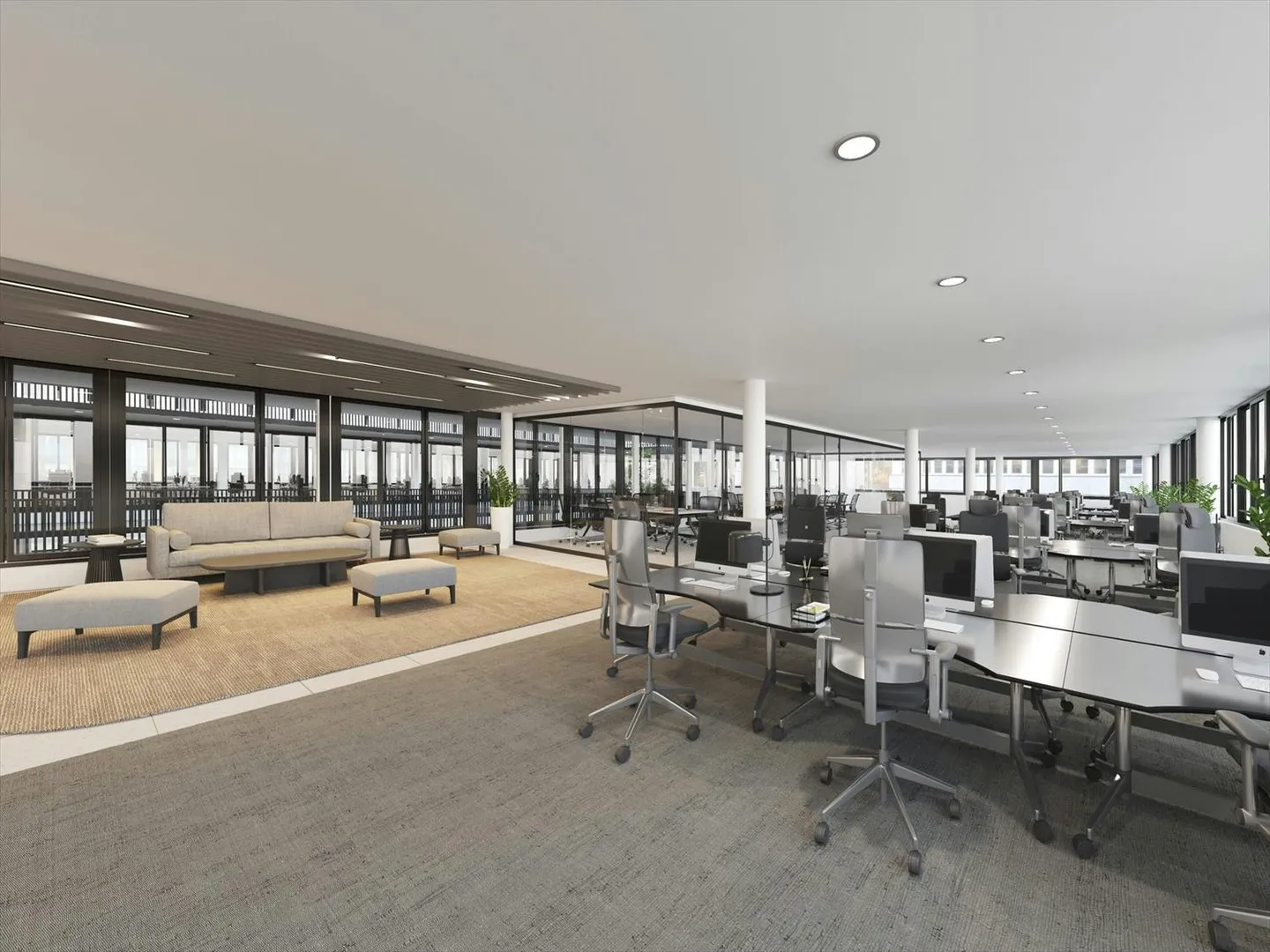 Uffici, studio o showroom da 150 m2 a 1'120 m2 in modo diverso: luminoso e con atmosfera da patio - Foto 2 di 5