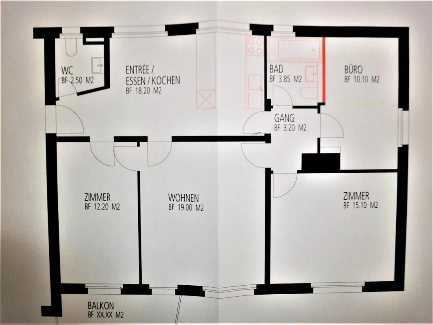 Appartement 4.5 pièces au centre de Herisau - Photo 10 sur 10