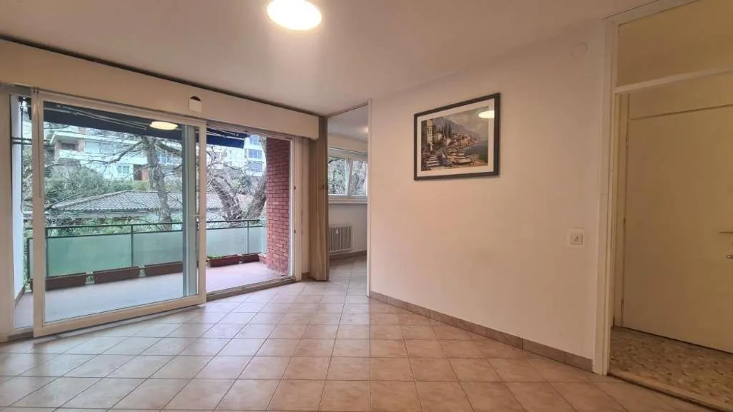 LUGANO: APPARTEMENT DEUX PIÈCES RÉNOVÉ dans le quartier de l'Hôpital Civil - Photo 1 sur 7