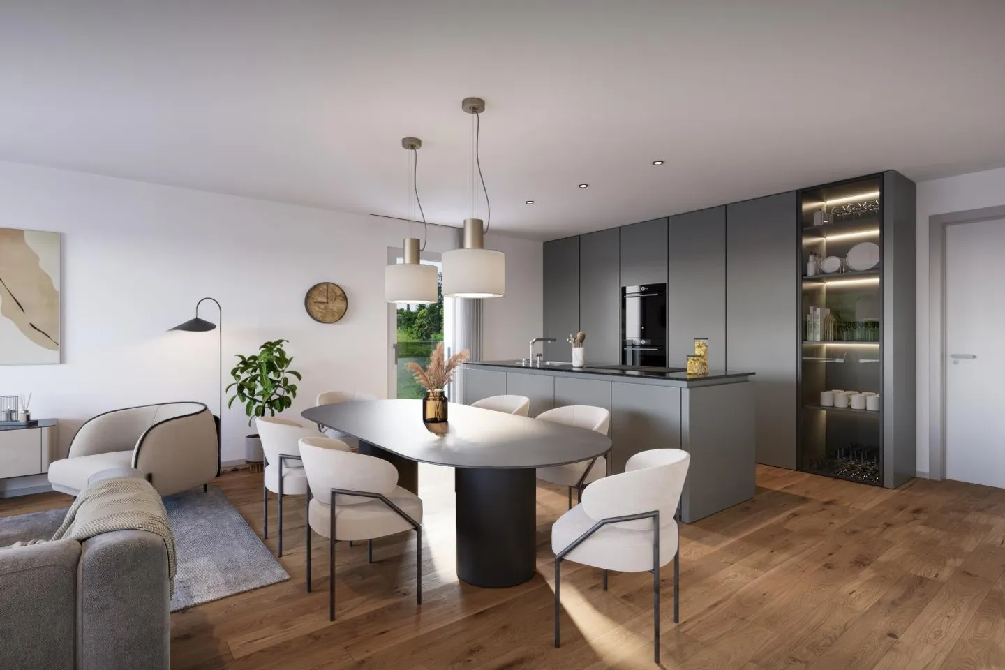 Nuovo progetto di costruzione "Drei Halden" - Appartamento di 4,5 stanze al piano terra - Foto 1 di 9