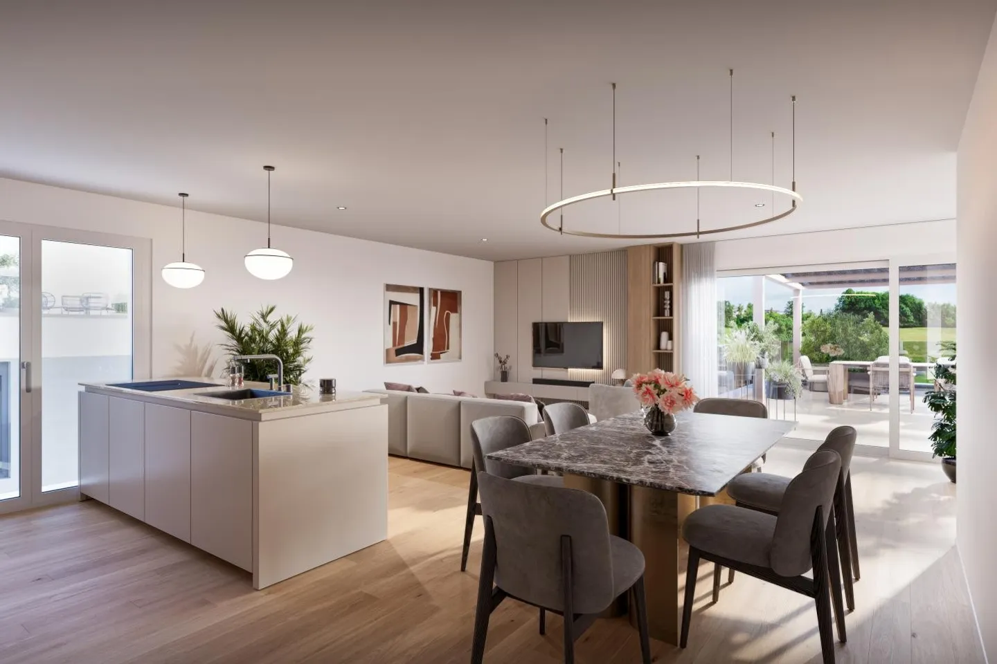Nuovo progetto di costruzione "Drei Halden" - Appartamento di 4,5 stanze al piano terra - Foto 3 di 9