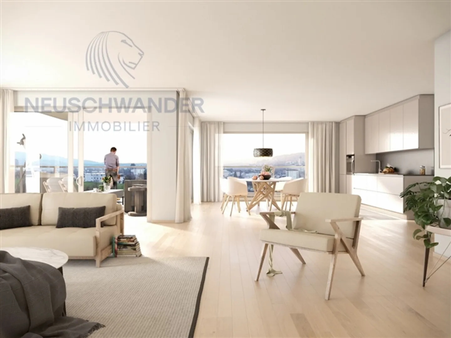 «Förderung einer 2,5-Zimmer-Wohnung in der Nähe von Annehmlichkeiten» - Foto 1 von 4