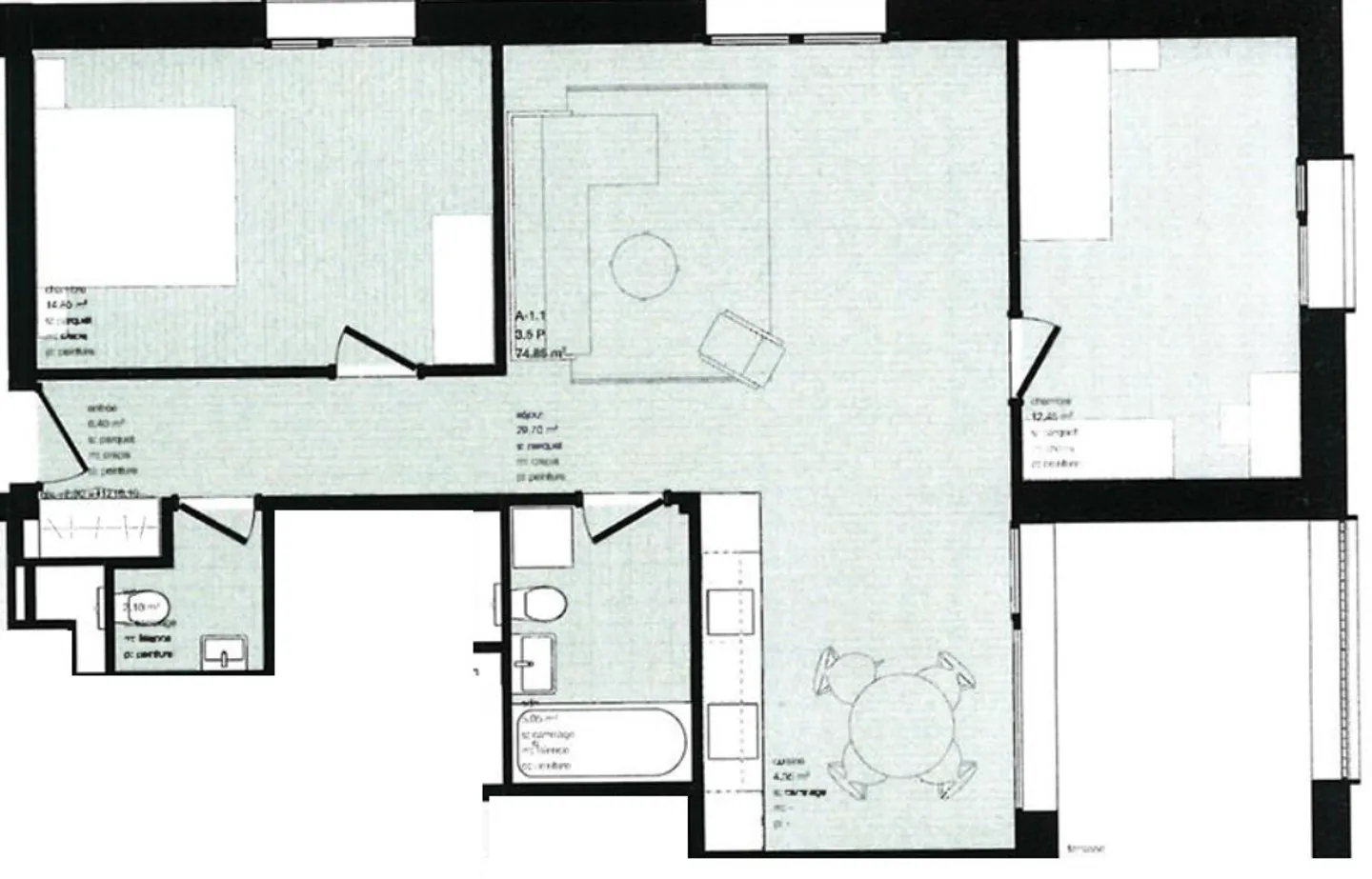 Year-round rental: new apartment in the heart of the village of Montana - Photo 1 of 4