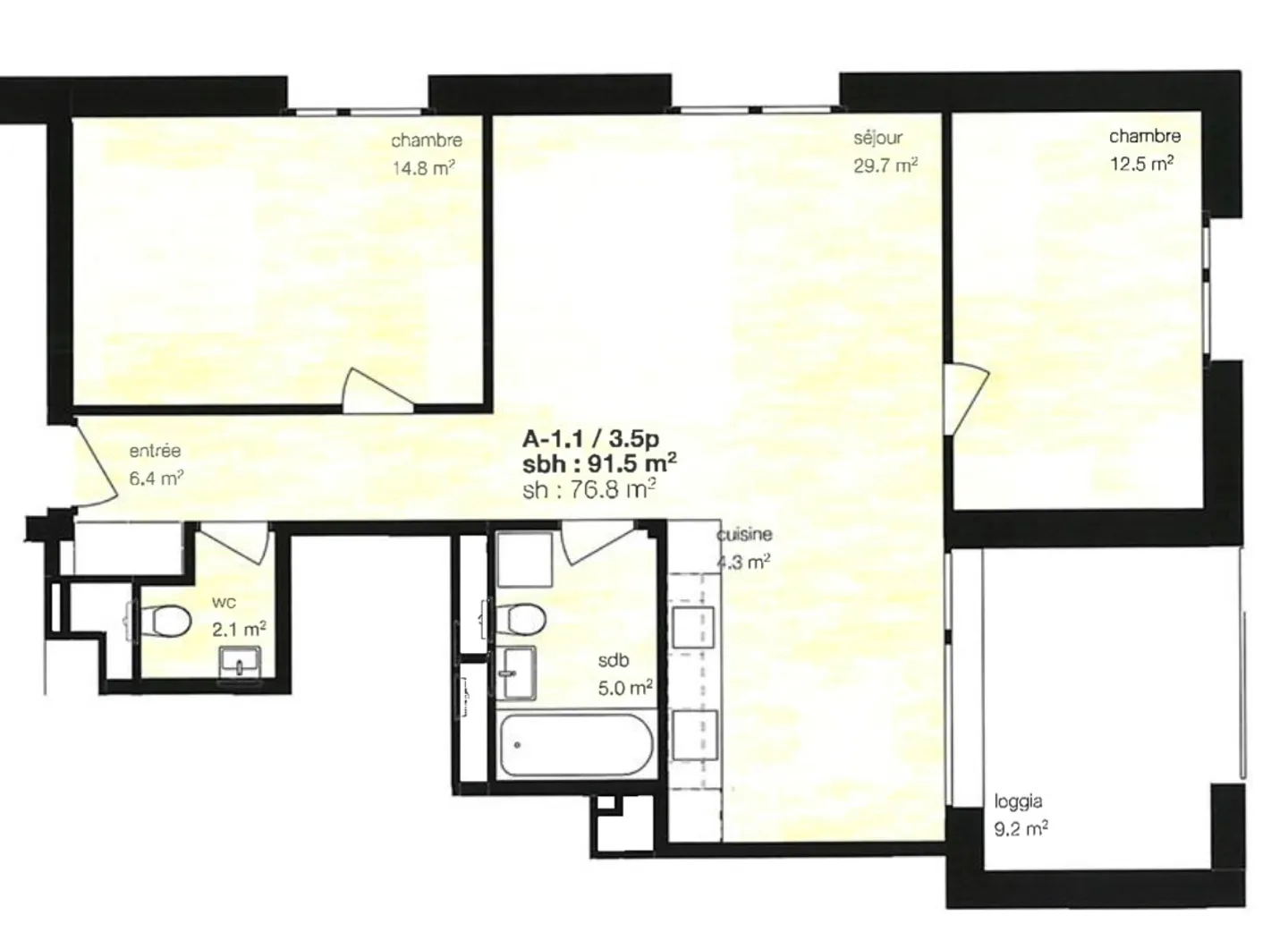 Year-round rental: new apartment in the heart of the village of Montana - Photo 2 of 4