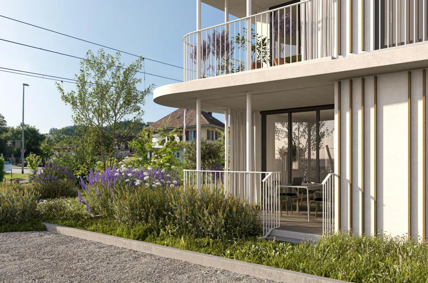 NEUBAU: Moderne 4.5-Zimmer-Gartenwohnung W3 mit Minergie-Standard - Foto 1 von 3