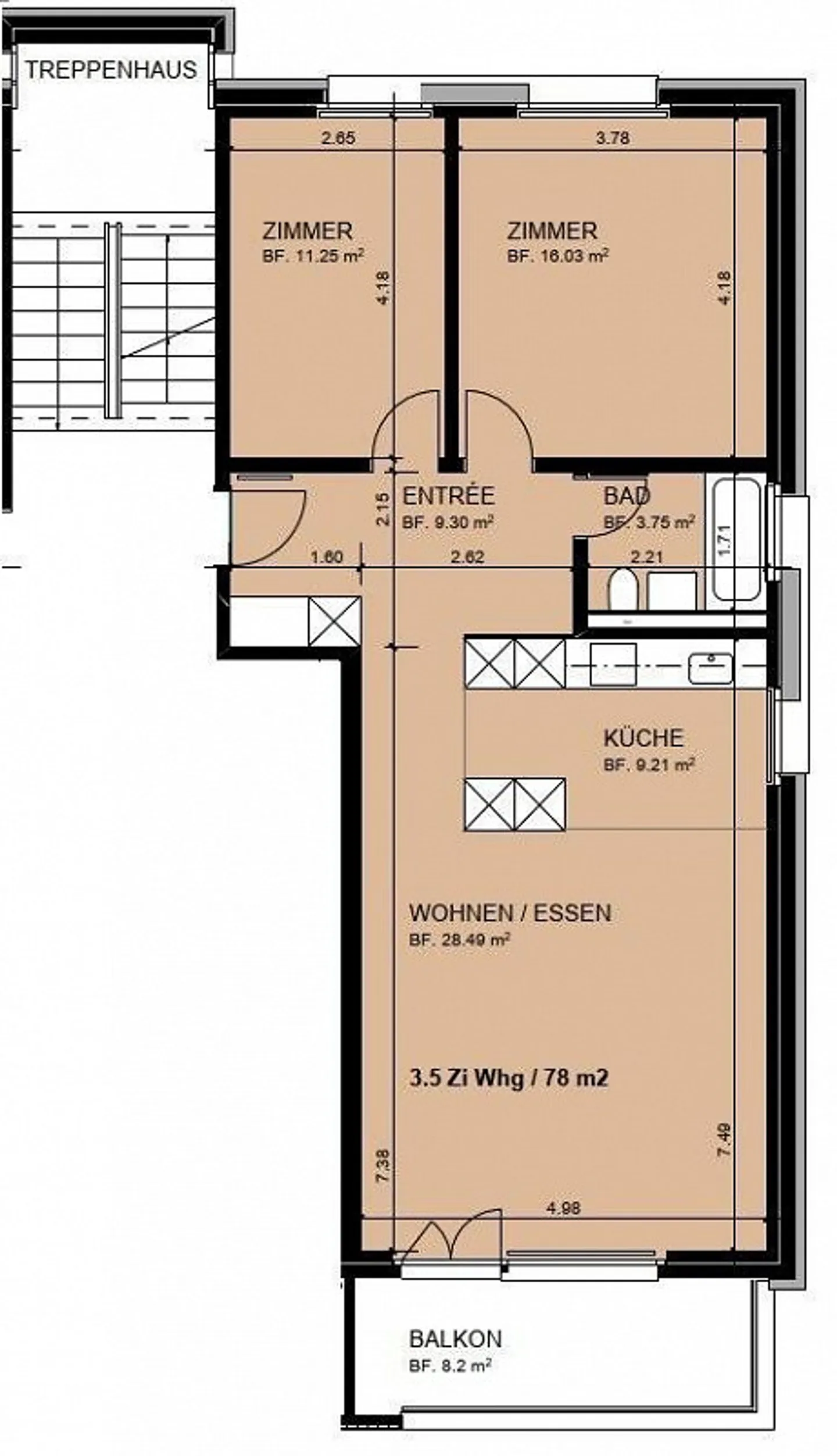 Appartamento al piano terra di 3,5 stanze soleggiato e affascinante a Steffisburg - Foto 8 di 8