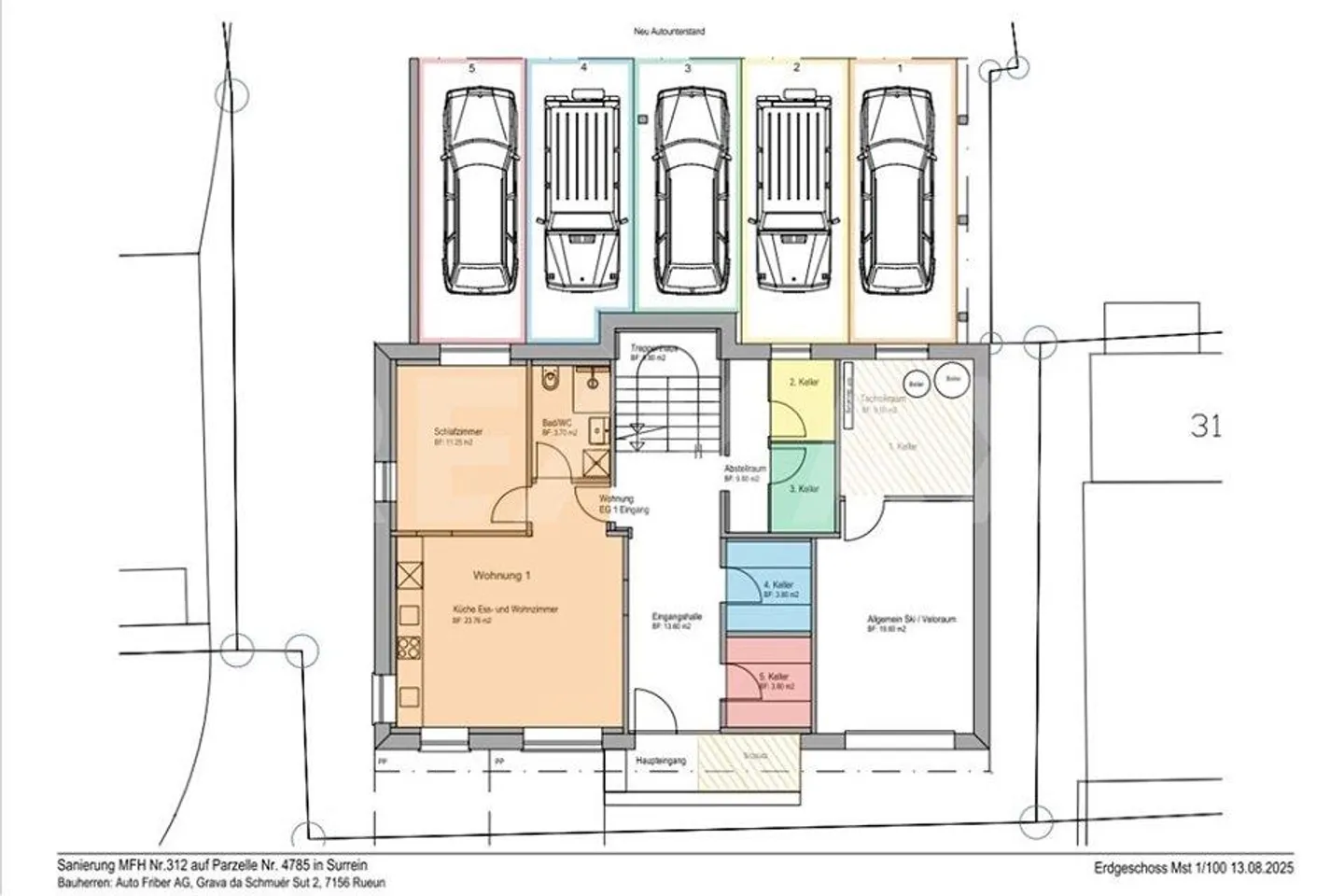 2 Zimmerwohnung Nr. 1 im Erdgeschoss - Festwohnsitz - Foto 11 von 12
