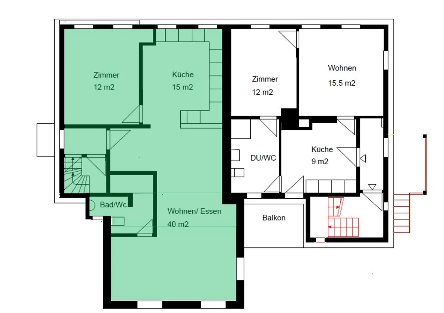 Helle renovierte Wohnung - Foto 3 von 12