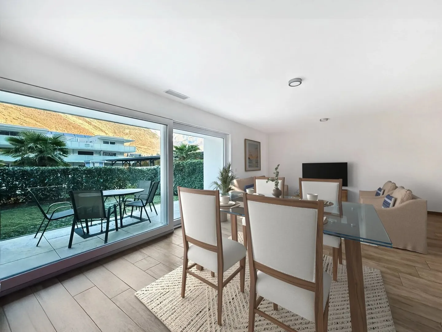 Modernes Apartment mit Pool - Foto 4 von 13