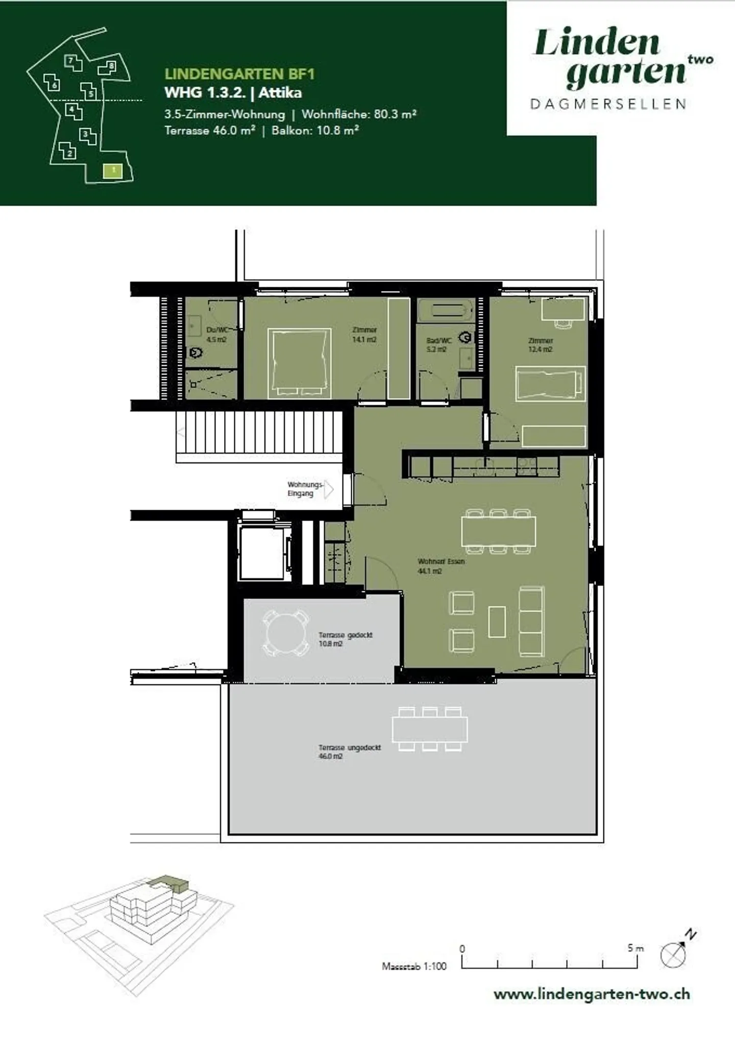 Modernes Apartment in Dagmersellen - Foto 10 von 12