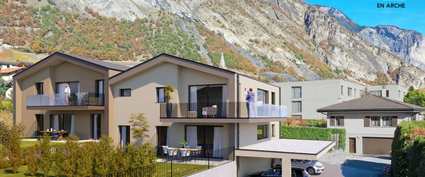 Luxuswohnung in Leytron - Foto 1 von 11