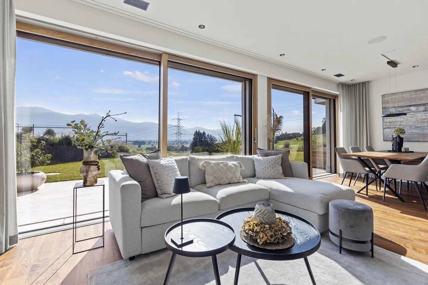 At the end of a cul-de-sac, elevated and quiet with a view over the Linth plain - Photo 3 of 14