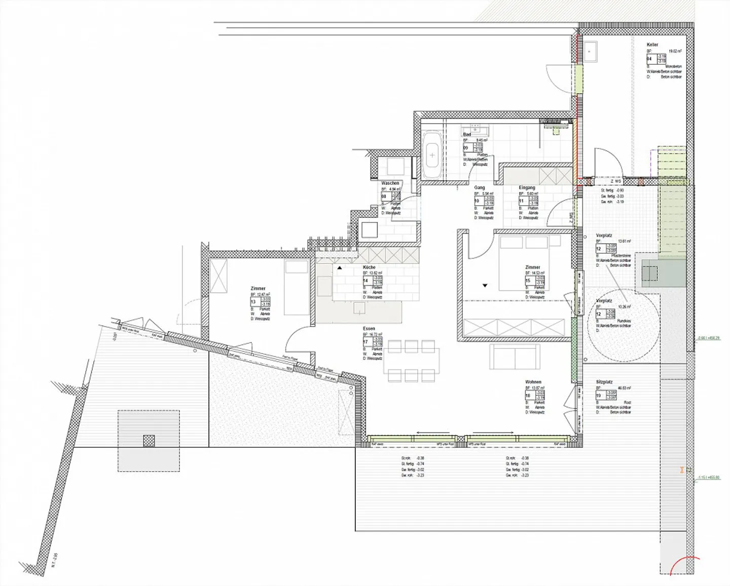 At the end of a cul-de-sac, elevated and quiet with a view over the Linth plain - Photo 14 of 14