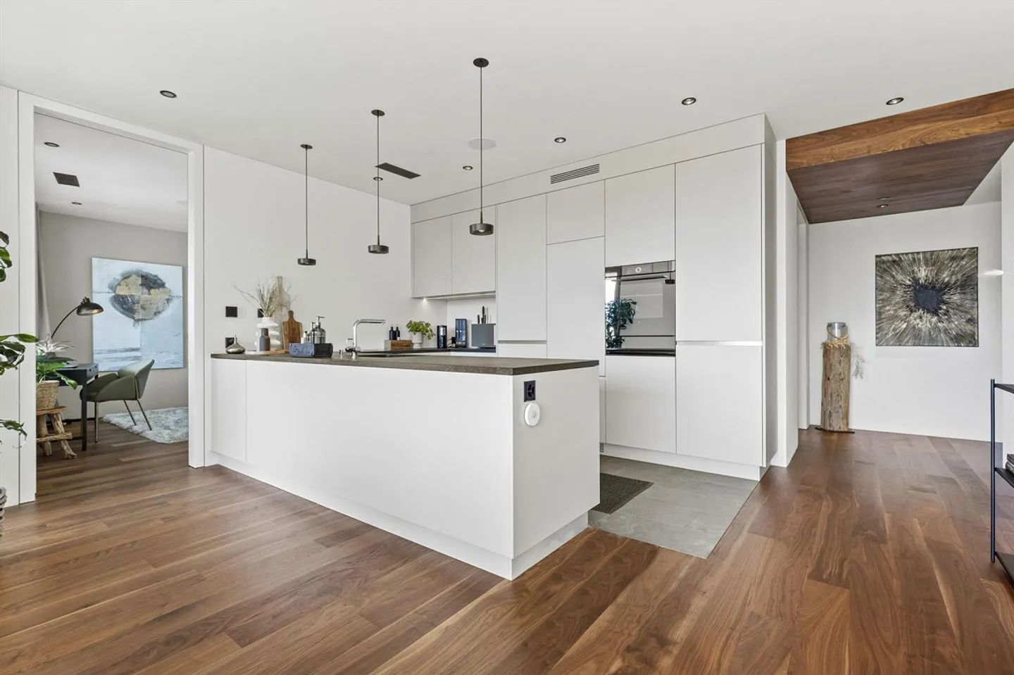 At the end of a cul-de-sac, elevated and quiet with a view over the Linth plain - Photo 6 of 14