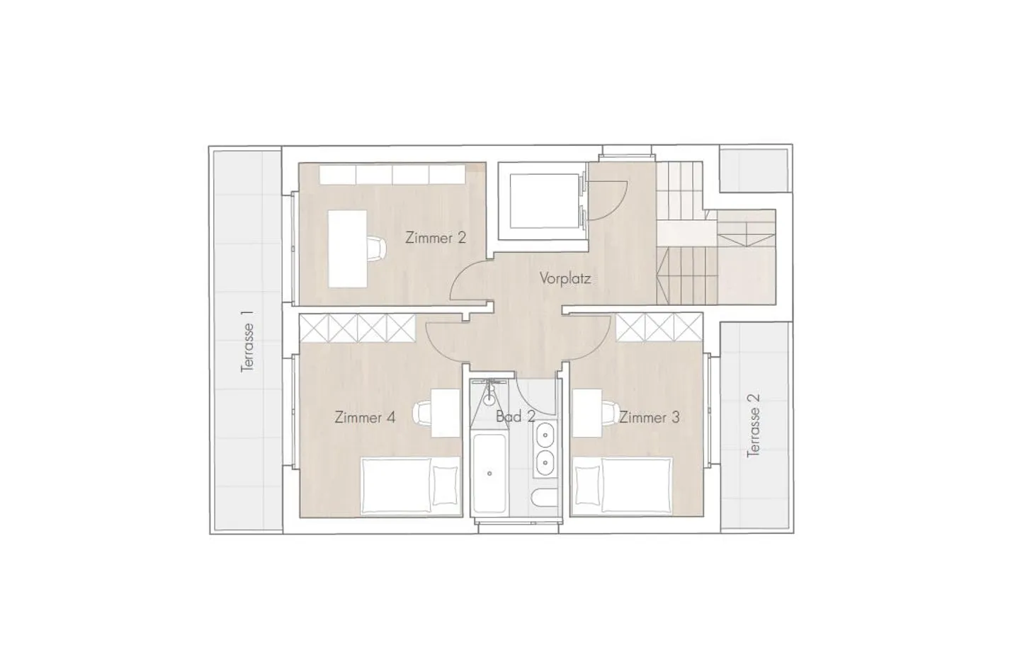 New Building Dinkelbergstrasse, Apartment 4 - Maisonette Attic - Photo 12 of 12