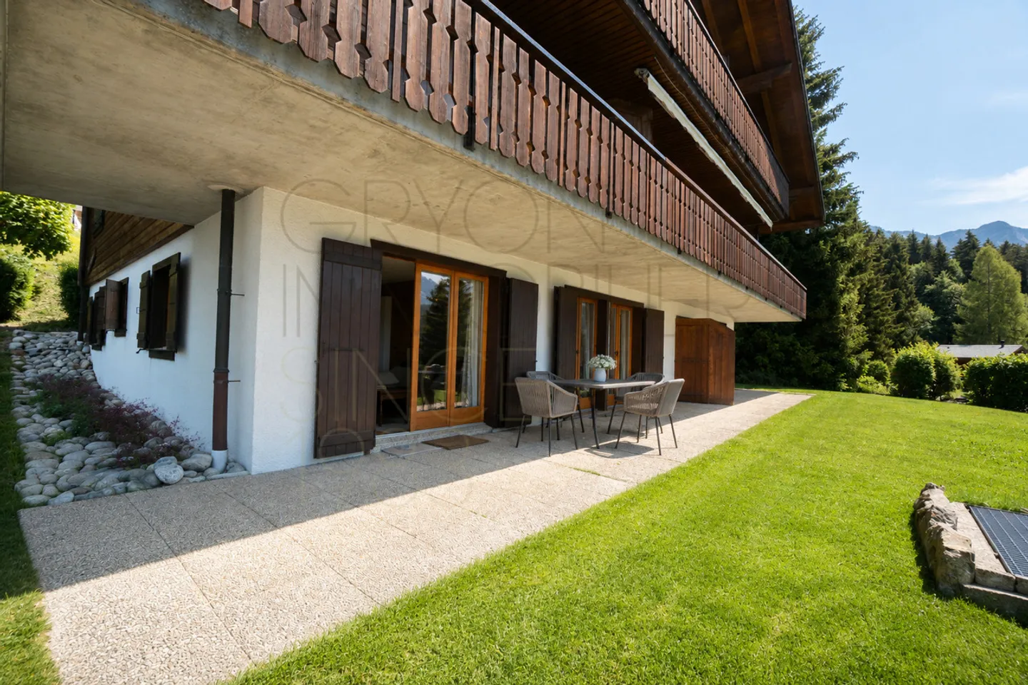 3,5-Zimmer-Wohnung in Gryon mit 47 m² Terrasse - Foto 15 von 17