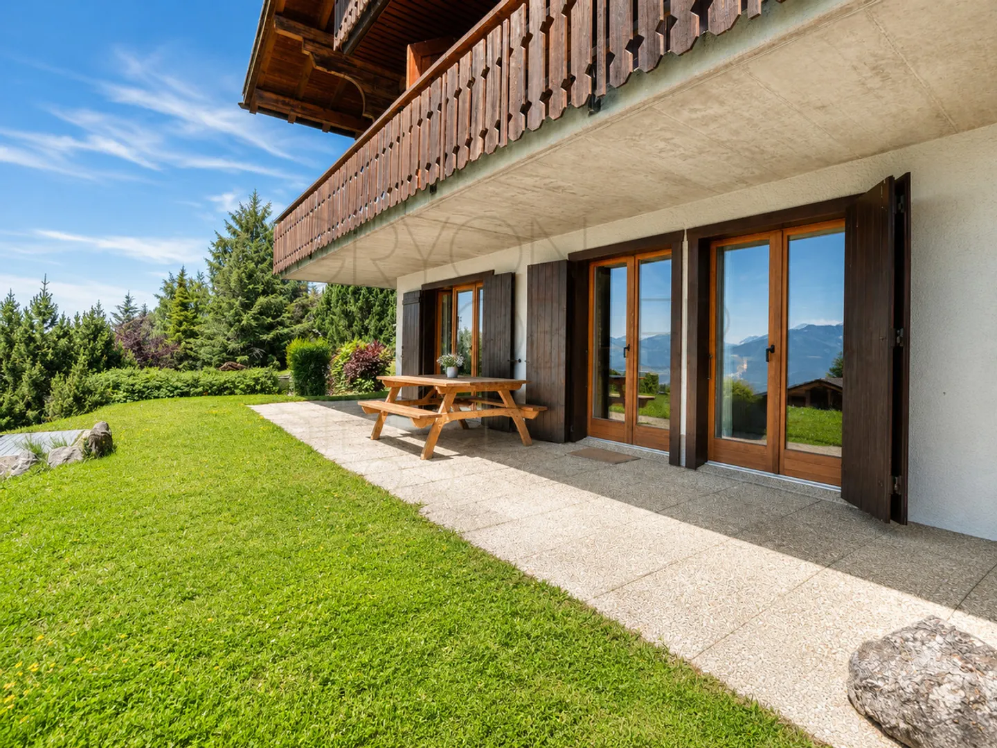 3,5-Zimmer-Wohnung in Gryon mit 47 m² Terrasse - Foto 16 von 17