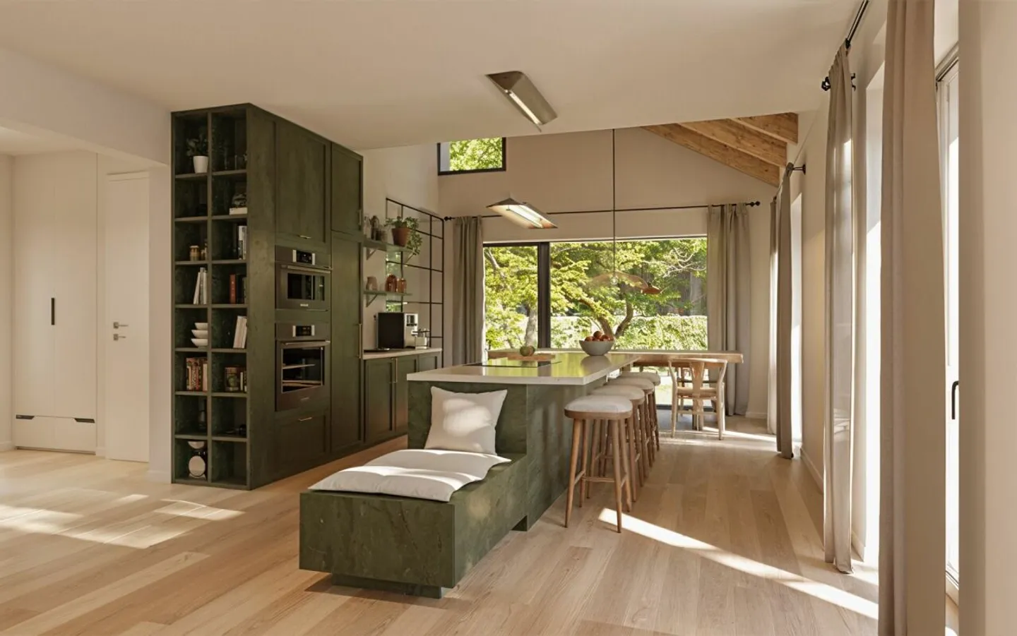 Villa contemporaine avec jardin - Photo 2 sur 7