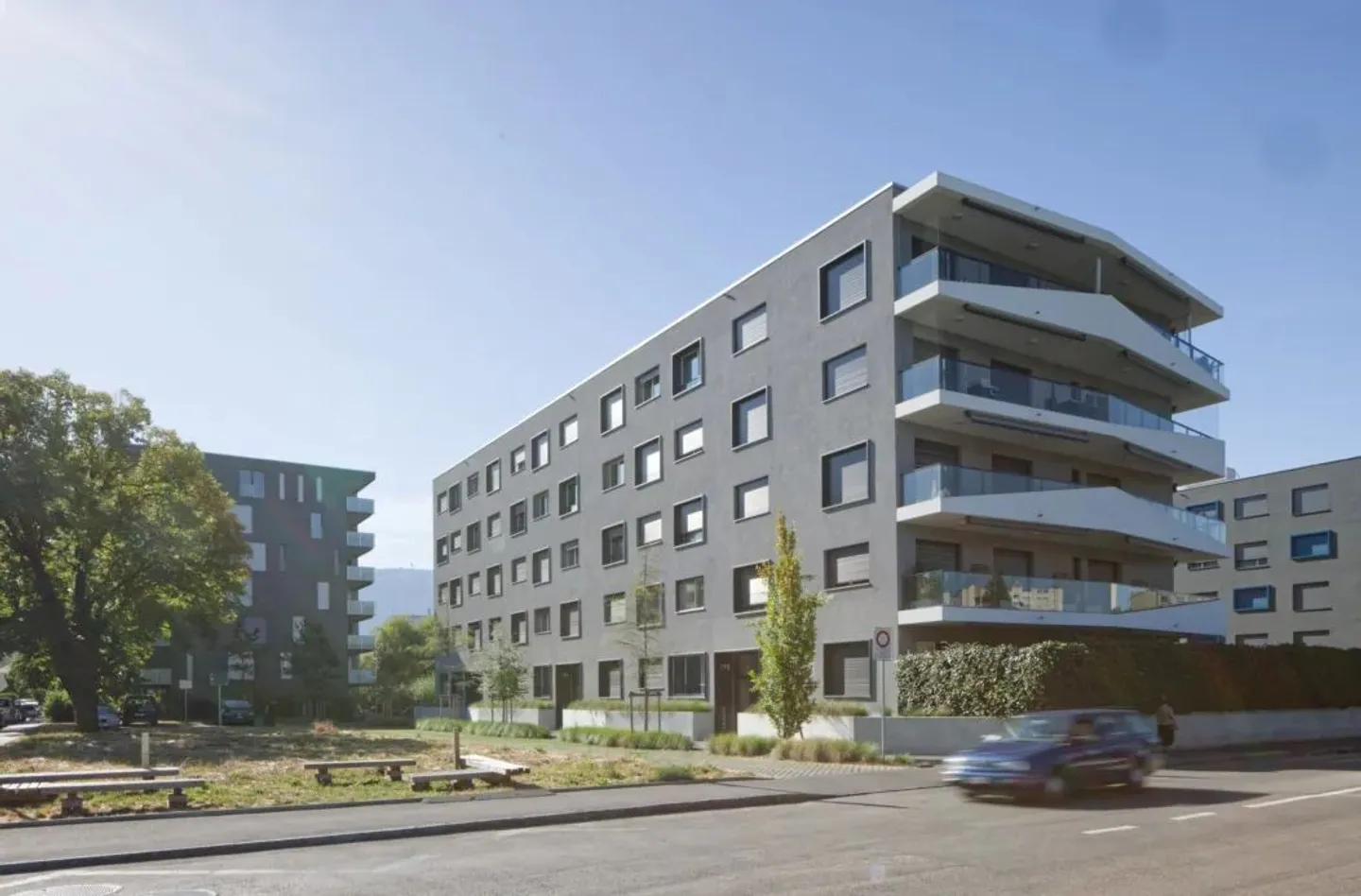 Sehr schöne 4-Zimmer-Wohnung in einem neuen Gebäude in Lancy (/! HM-Bedingungen) - Foto 5 von 8