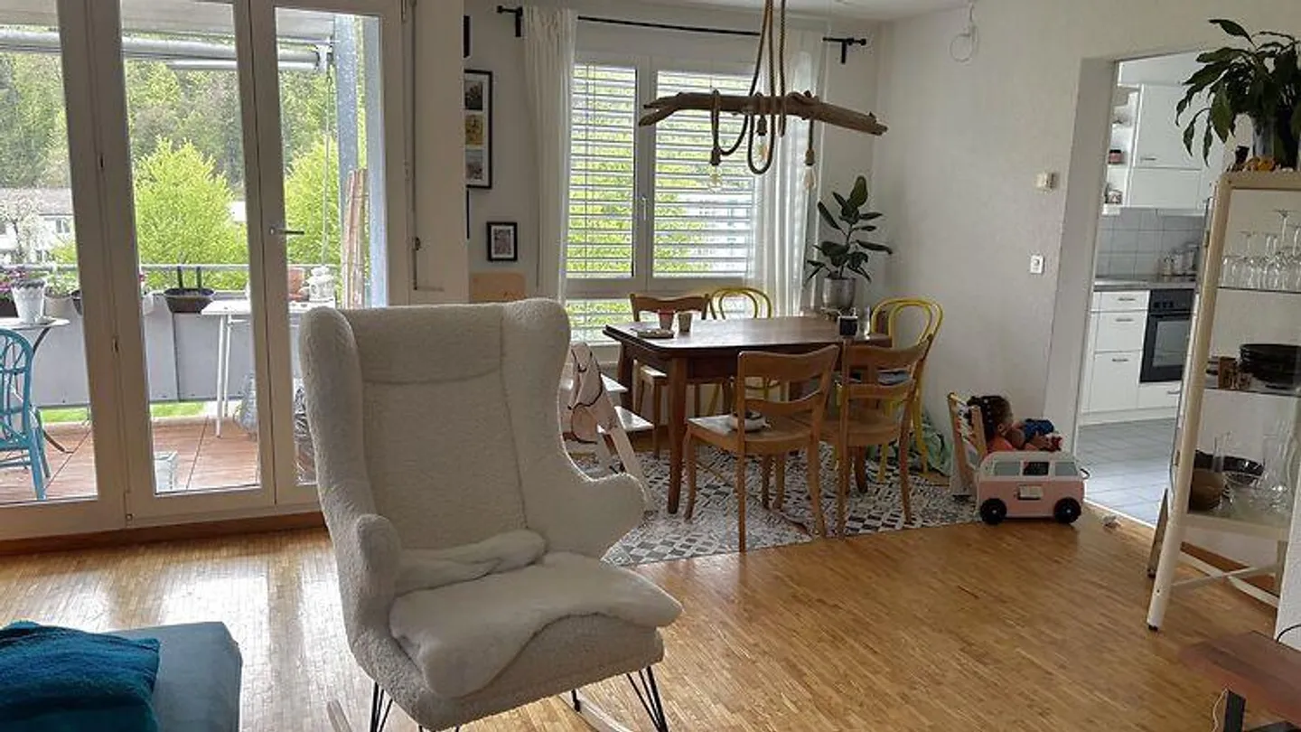 3 ROOM APARTMENT IN BREMGARTEN NEAR BERN (BE), FURNISHED, TEMPORARY - Photo 2 of 7