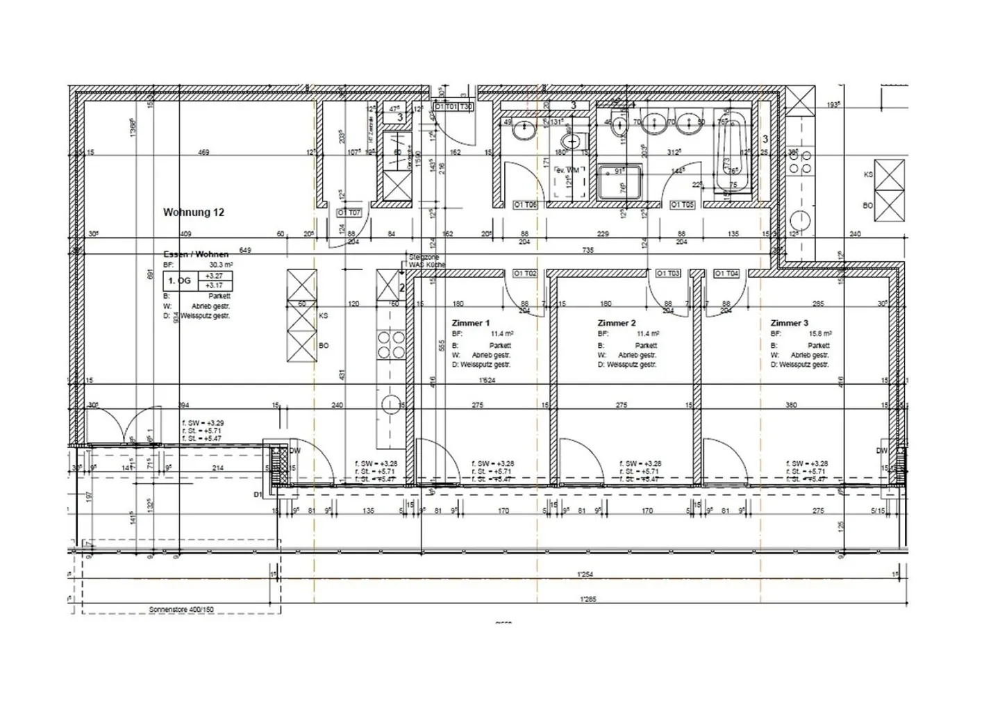 Appartement 4,5 pièces directement à la gare principale - Photo 9 sur 10