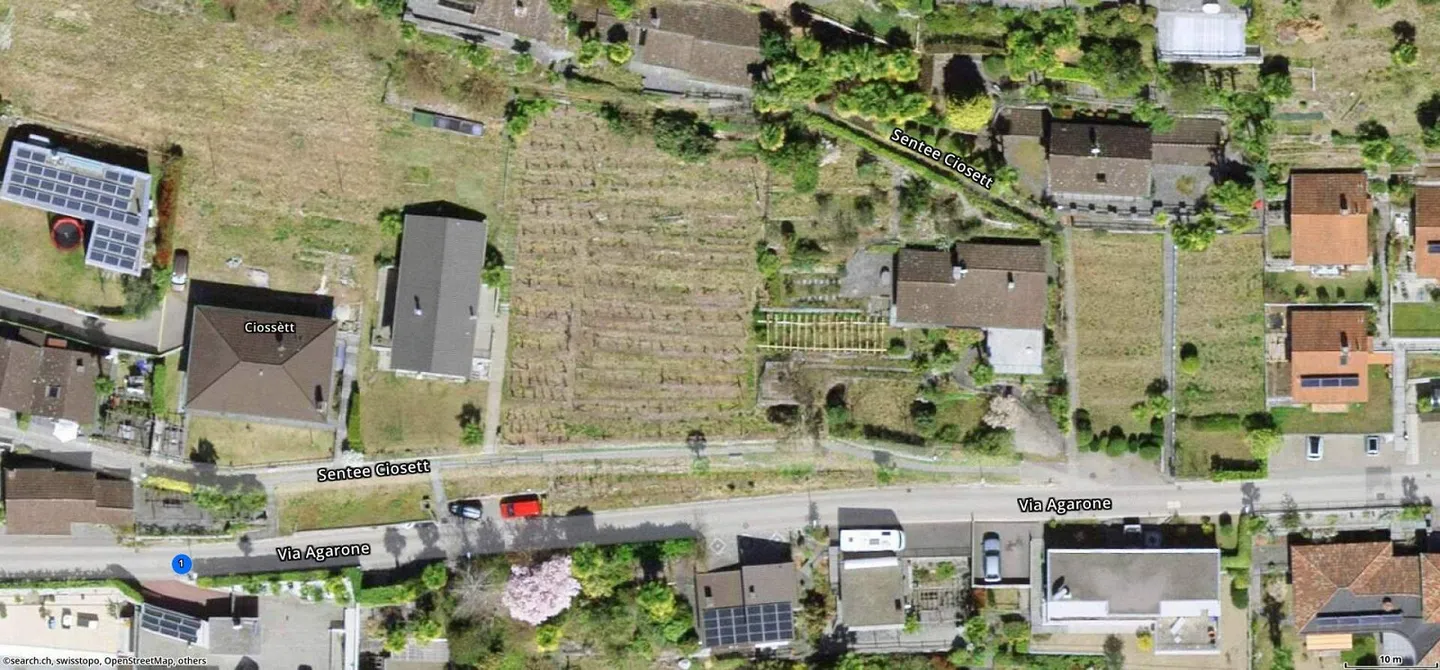 «Baulandgrundstück lvon 1100 m2 Fläche in Zone R2 mit Seeblick /Terreno edificabile di 1100 m2 in Zona R 2 con vista lago» - Foto 12 di 13