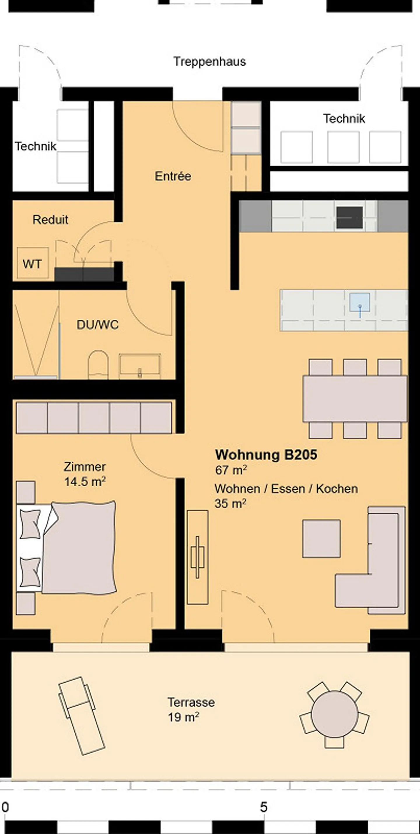 2½ Room Apartment in the Center of Amriswil - B205 - Photo 4 of 4