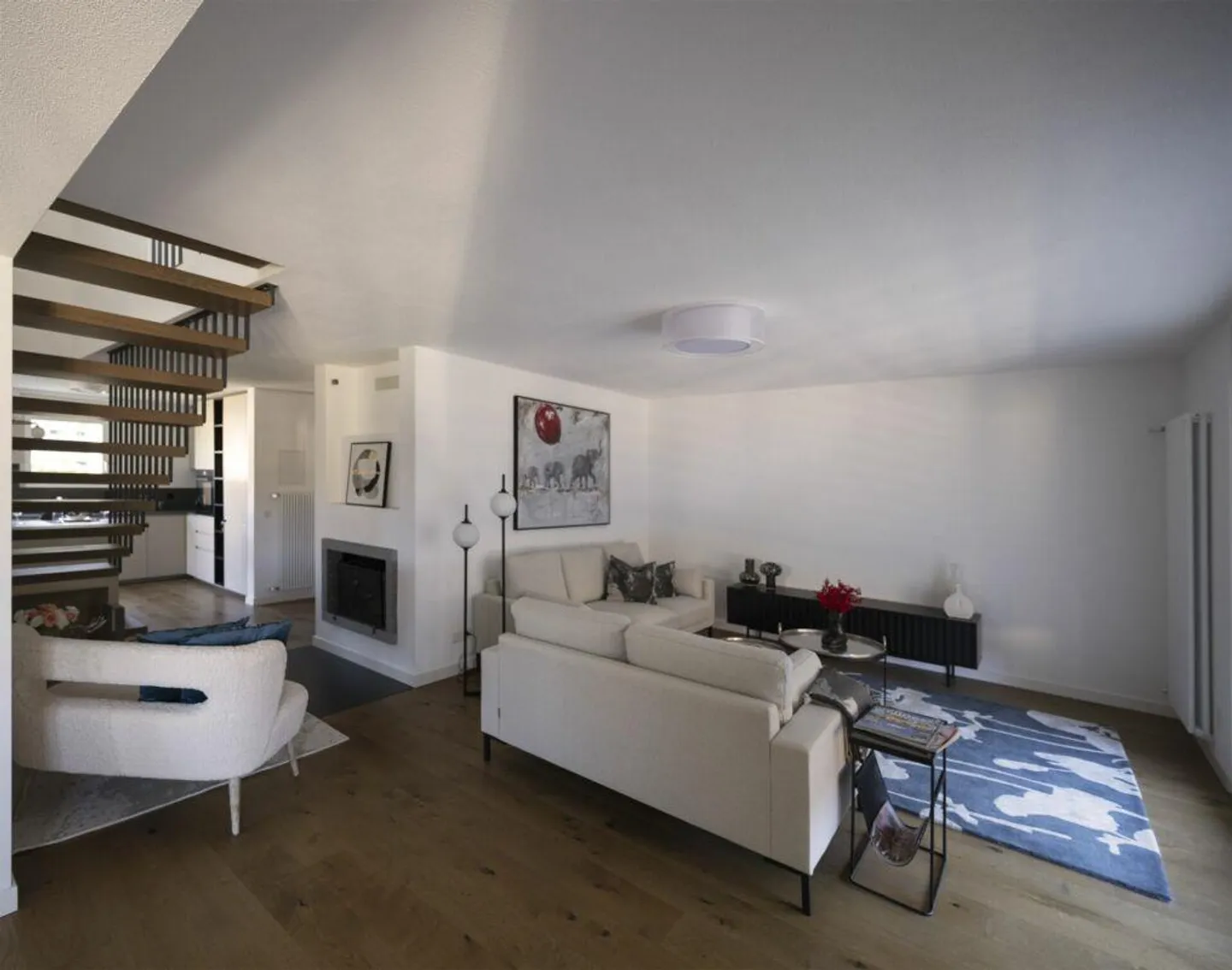 Ascona - Prestigious duplex with fireplace and panoramic terraces - Photo 6 of 12