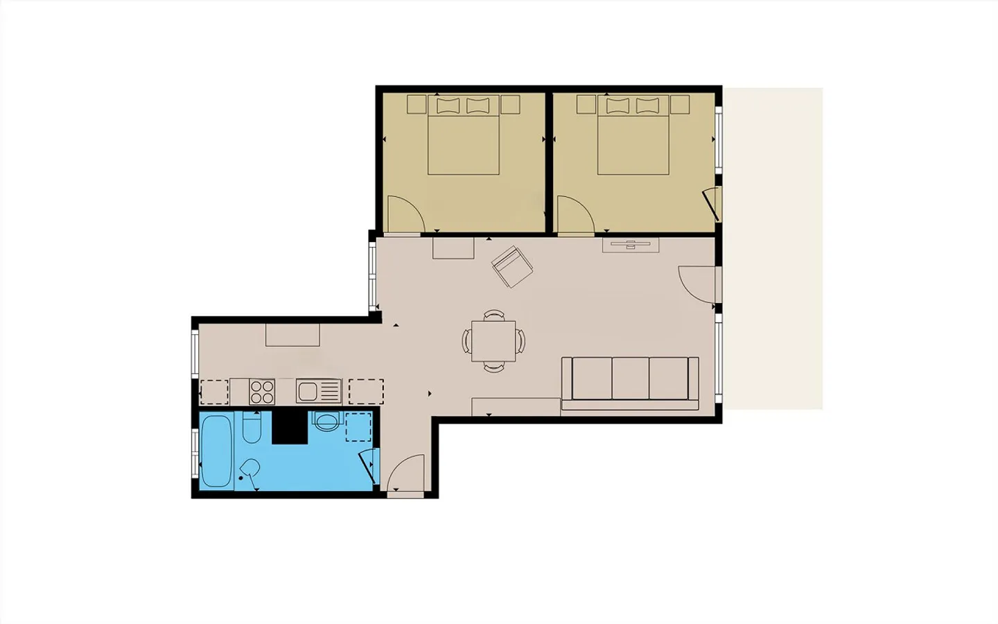 Appartamento 3.5 locali con piccolo giardino - Foto 2 di 8