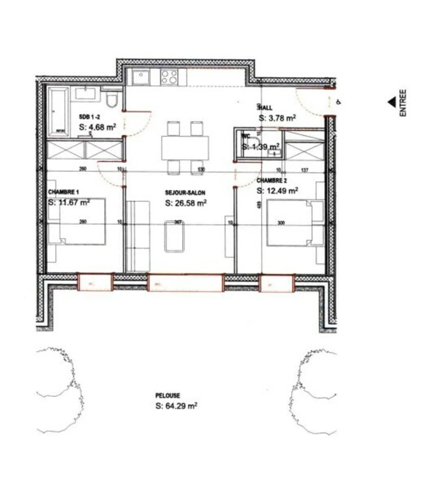 «3.5 Zimmerwohnung, neu, Bezahlung in Euro möglich» - Foto 8 von 9