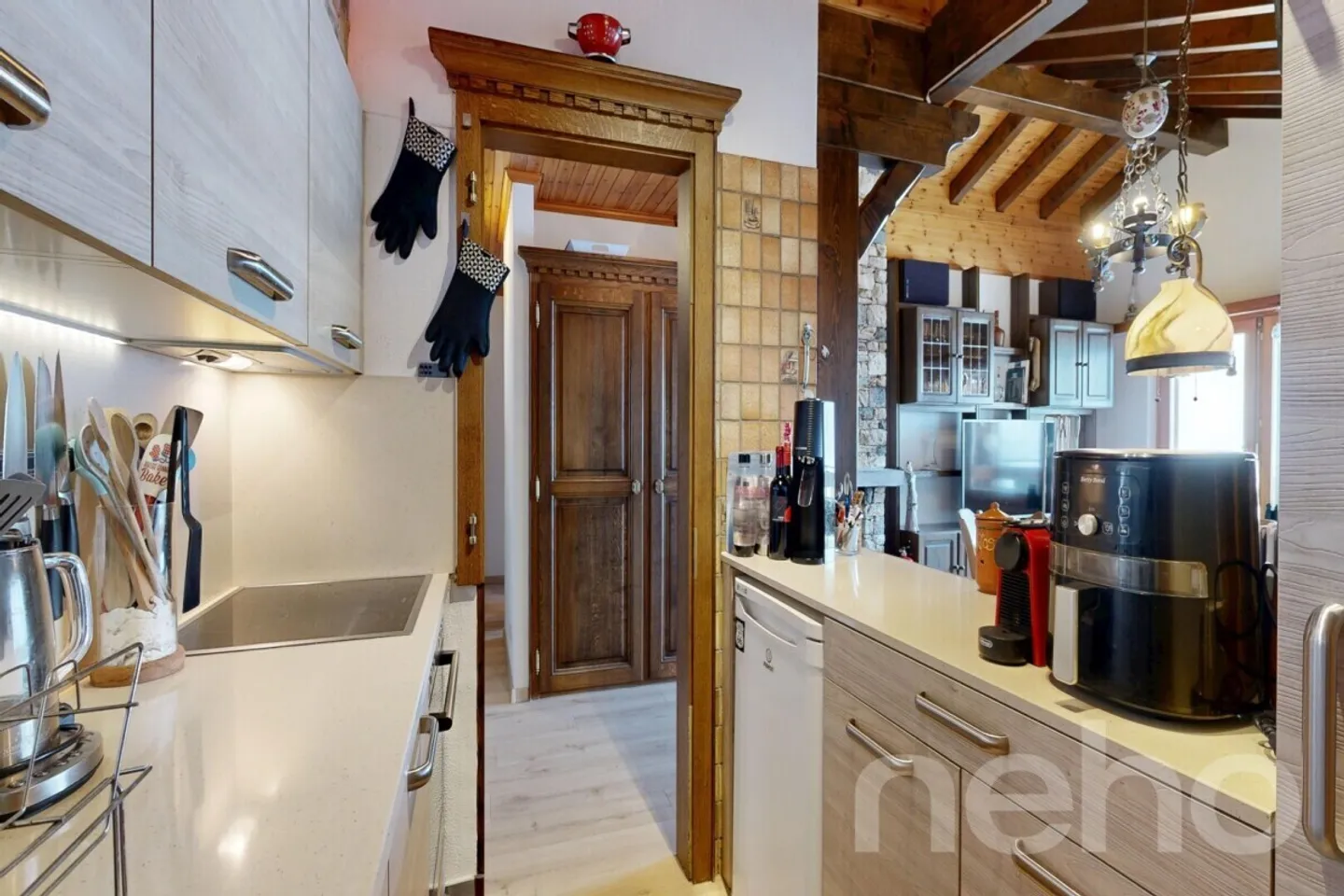 Wunderschöne 4,5-Zimmer-Wohnung mit freiem Blick in Leukerbad - Foto 8 von 12