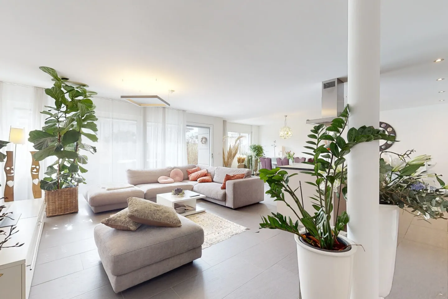 Modernes 5.5 Zimmer Reiheneckhaus mit Garten und Sauna - Photo 2 of 13