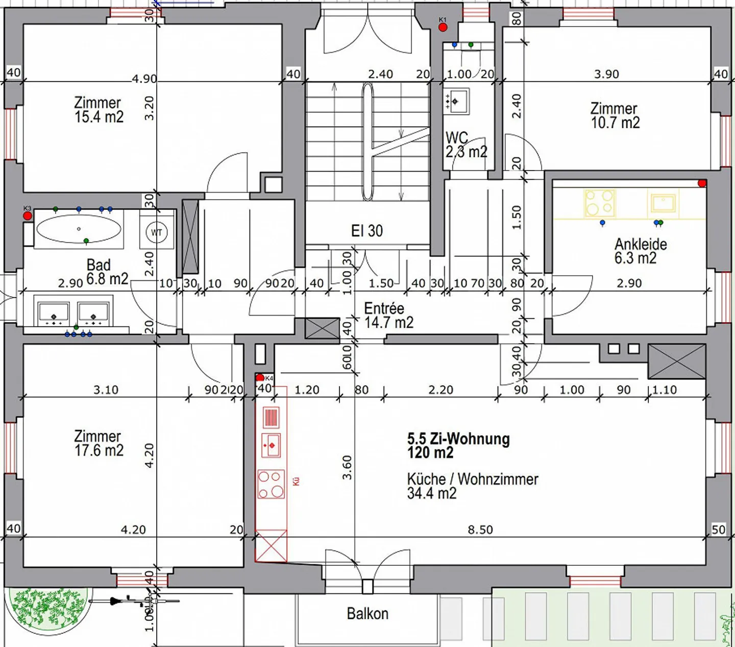 Stilvolles Apartment in zentraler Lage - Foto 10 von 10