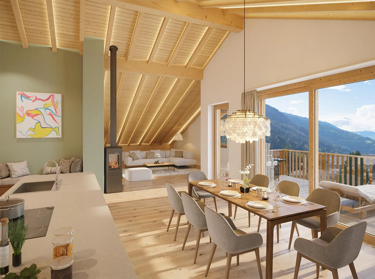 Appartement sous les combles de 4,5 pièces, résidence principale - Photo 3 sur 11