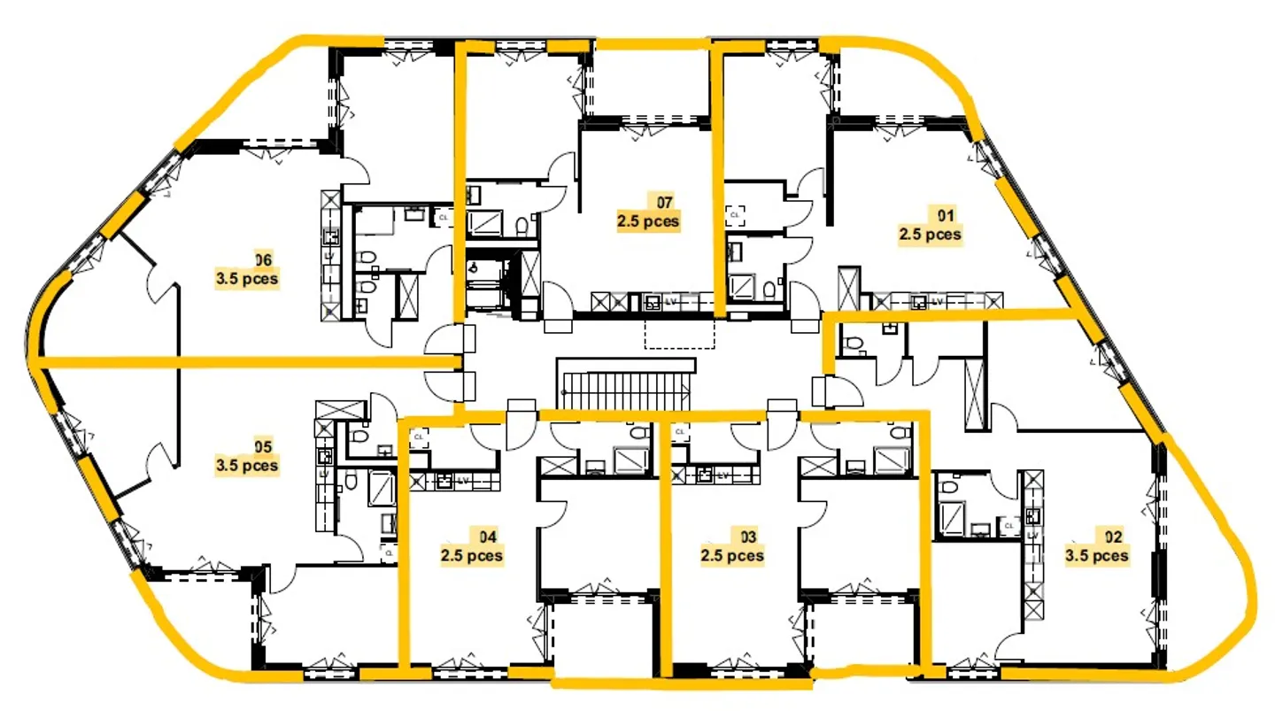 Neue Residenz 2,5 Zimmer in Epalinges - Foto 7 von 7